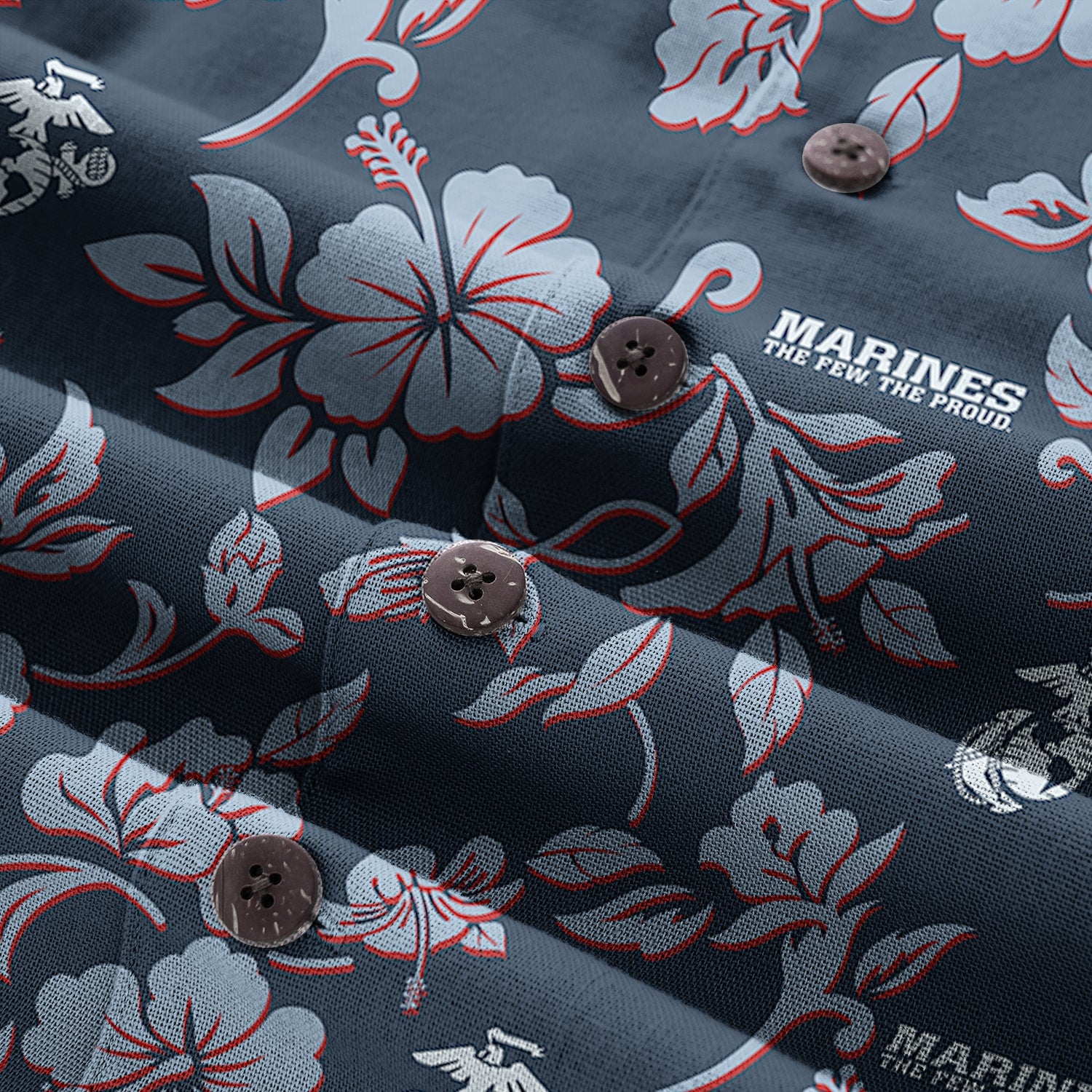 US Marine Corps 250th Years Of Service Hawaiian Shirt