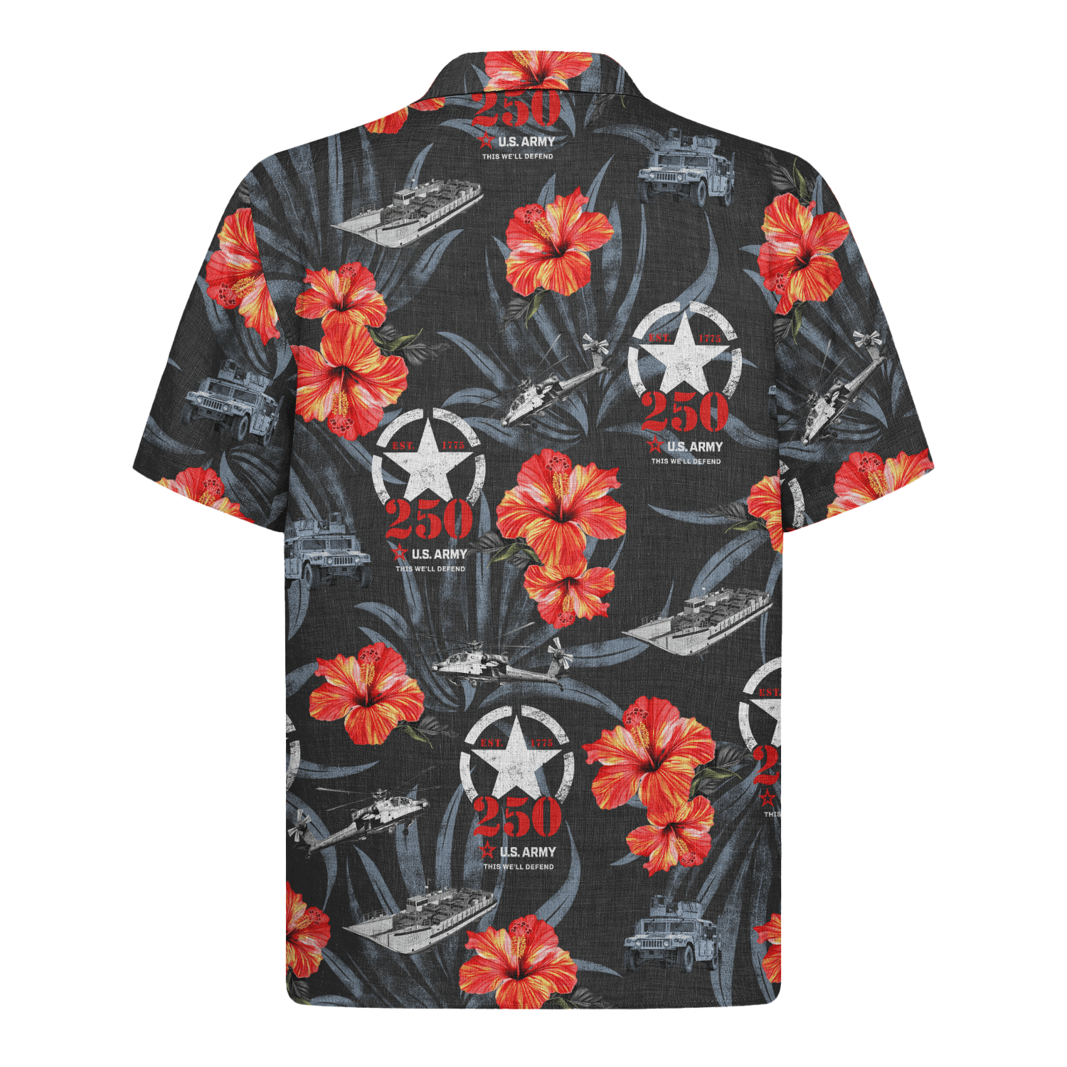 US Army 250th Years Of Service Hawaiian Shirt