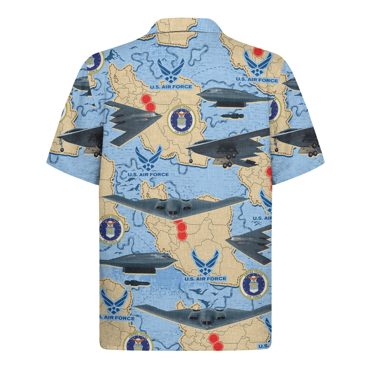 US AIR FORCE Great B-2 Hawaiian Shirt