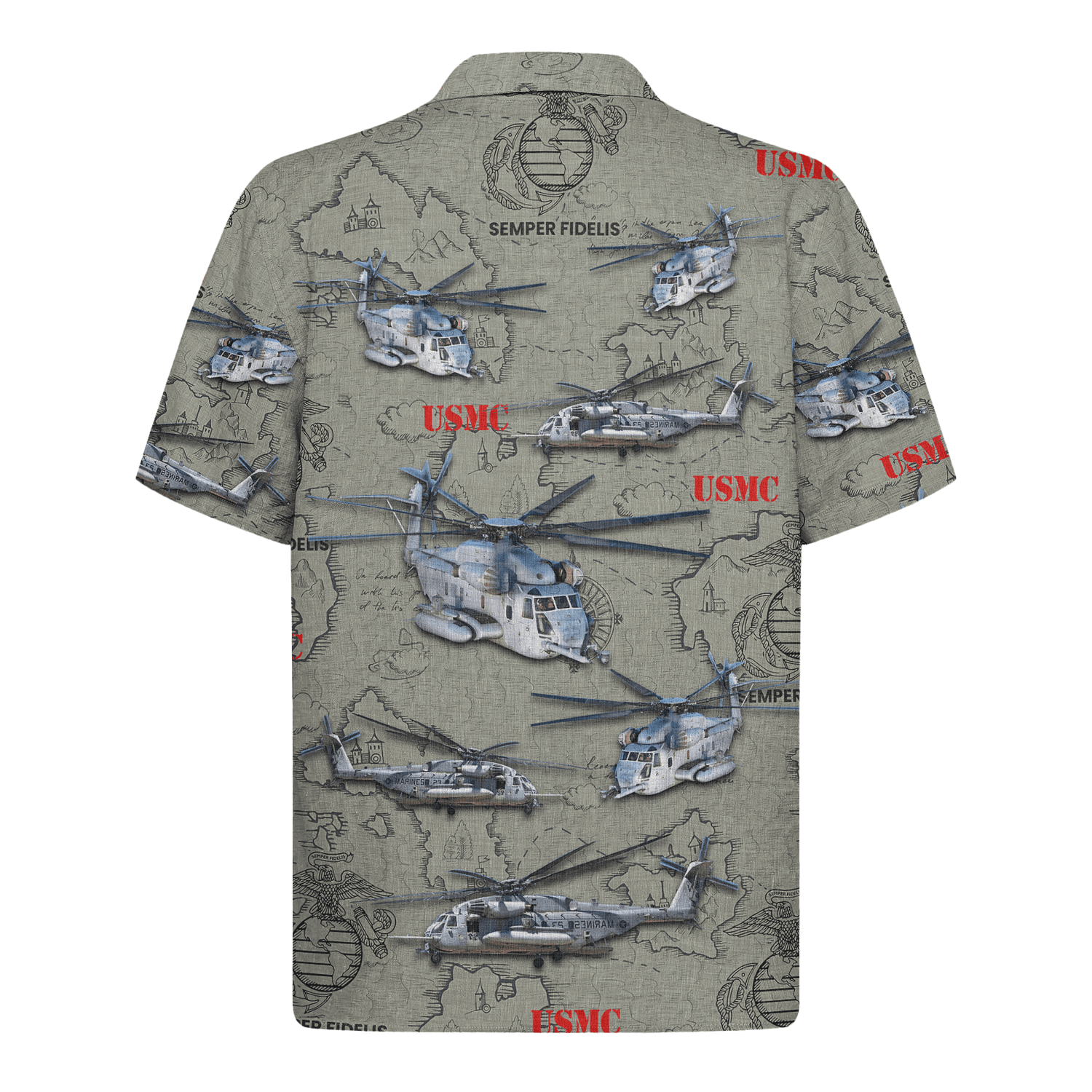 US MARINE 250th Years Of Service Hawaiian Shirt