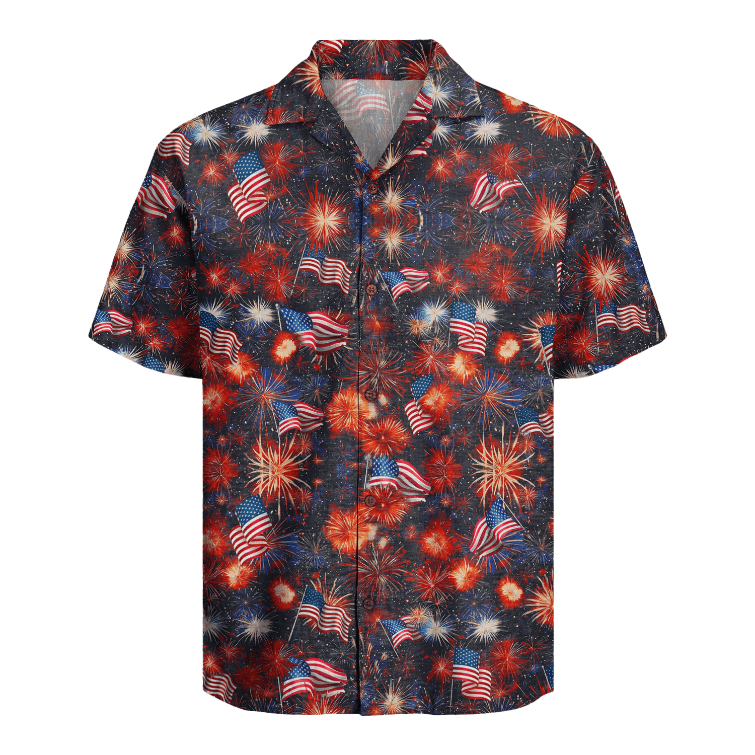 Patriotic Sparks Hawaiian Shirt