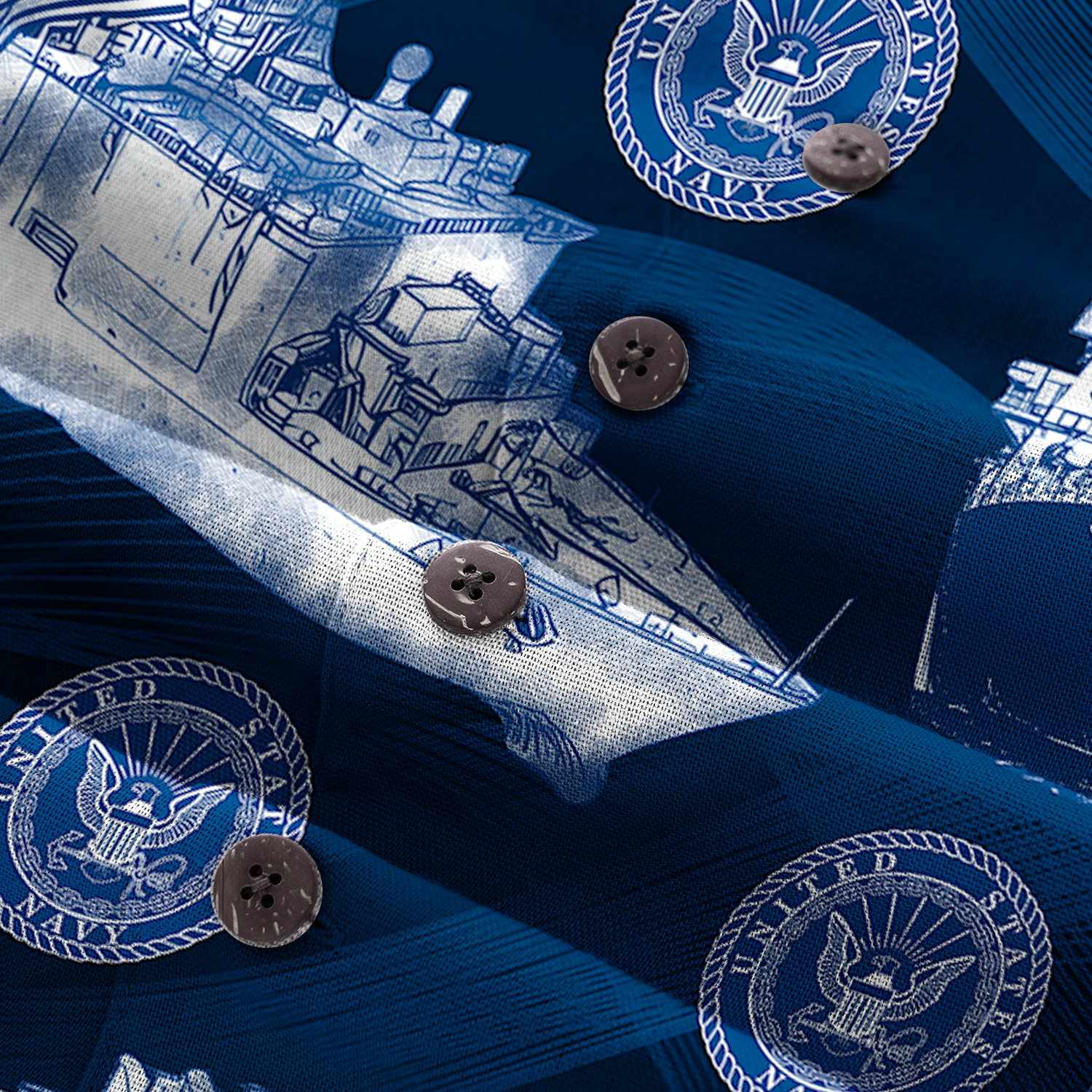 US Navy 250th Years Of Service Hawaiian Shirt
