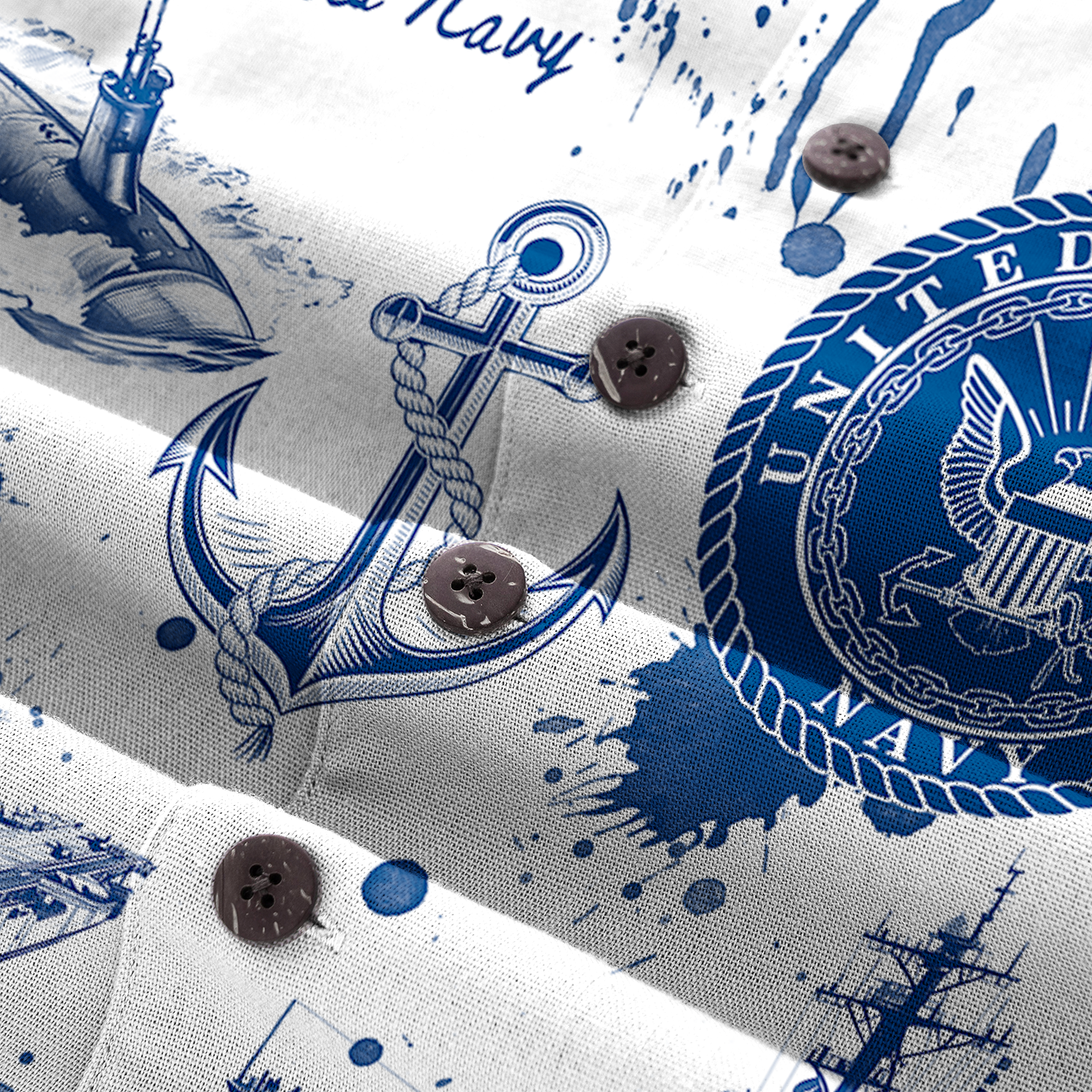 US Navy 250th Years Of Service Hawaiian Shirt