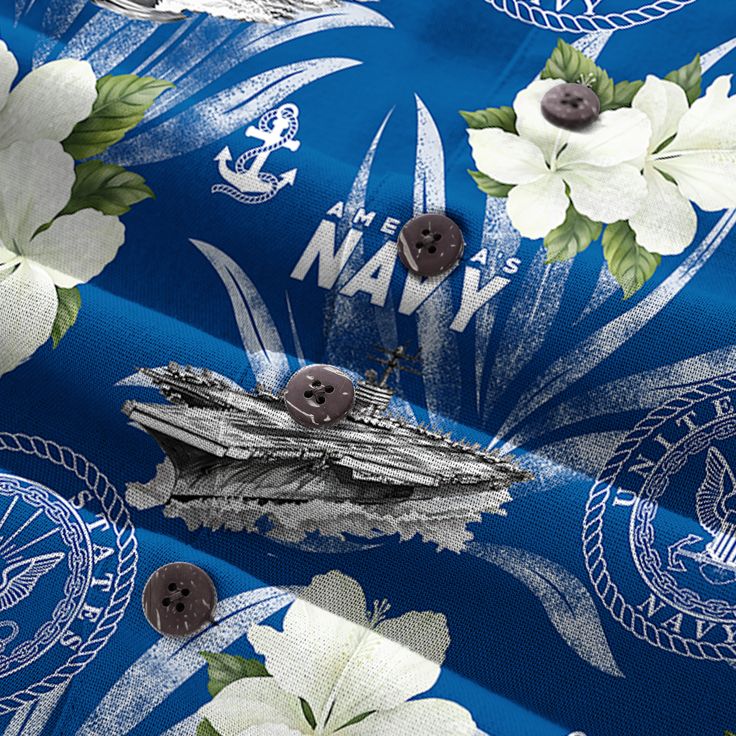 US Navy 250th Years Of Service Hawaiian Shirt
