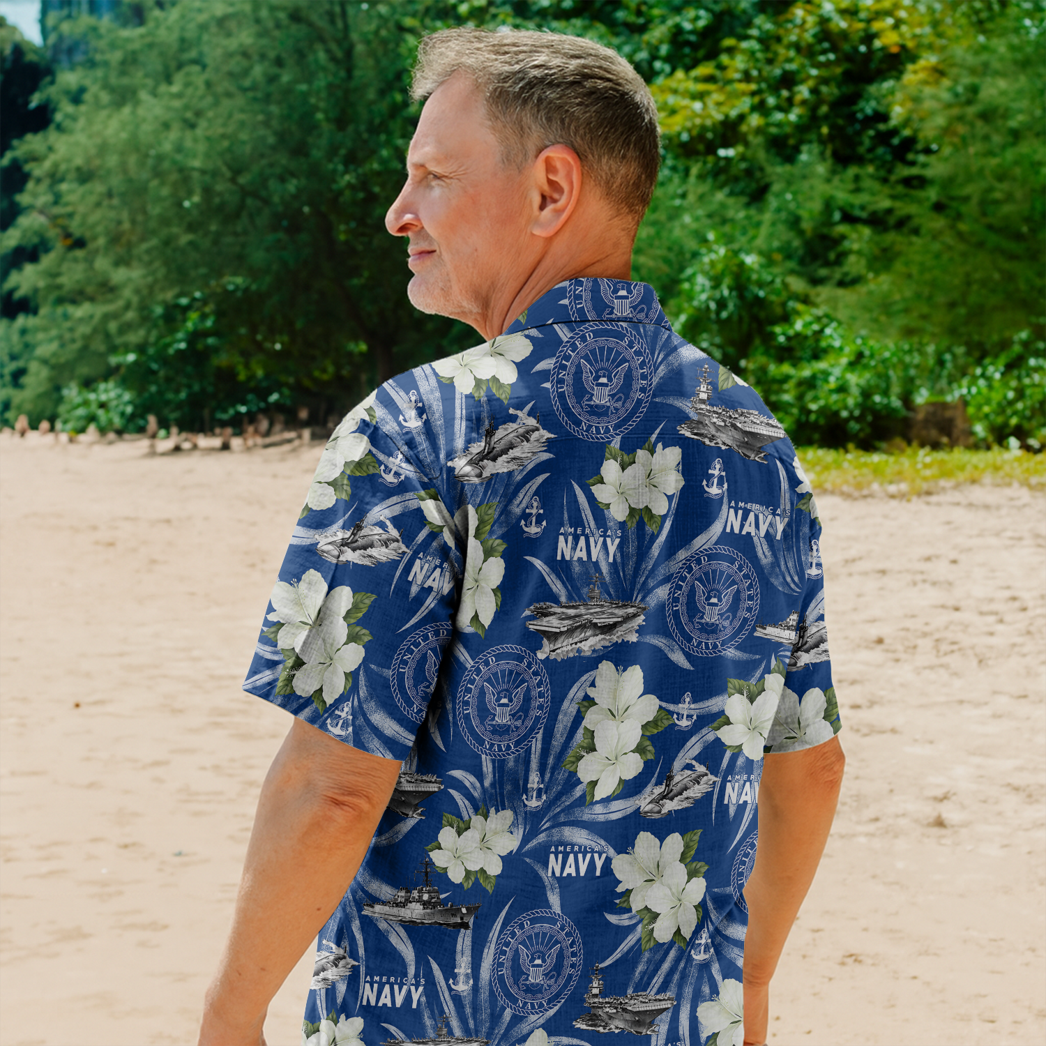 US Navy 250th Years Of Service Hawaiian Shirt