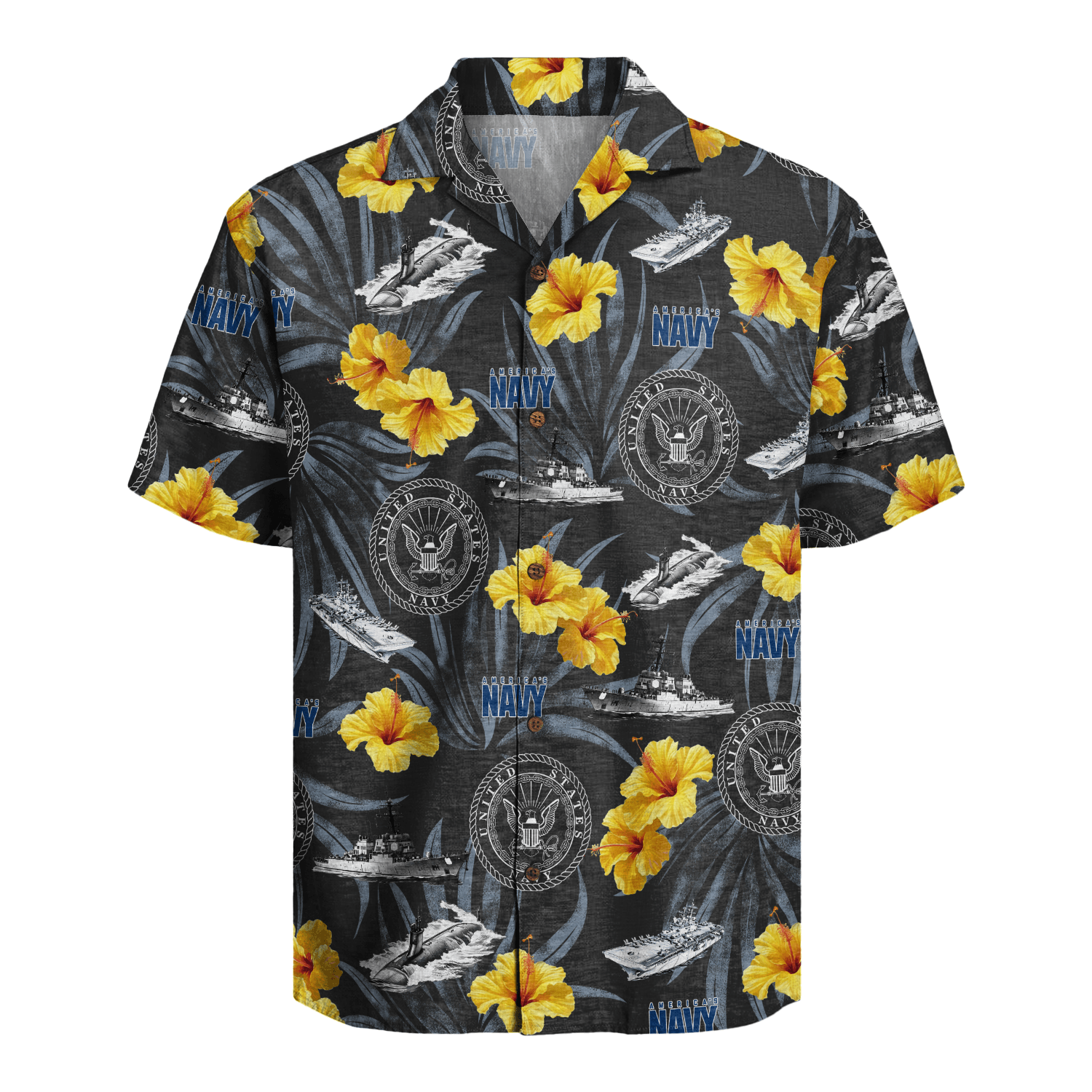 US Navy 250th Years Of Service Hawaiian Shirt