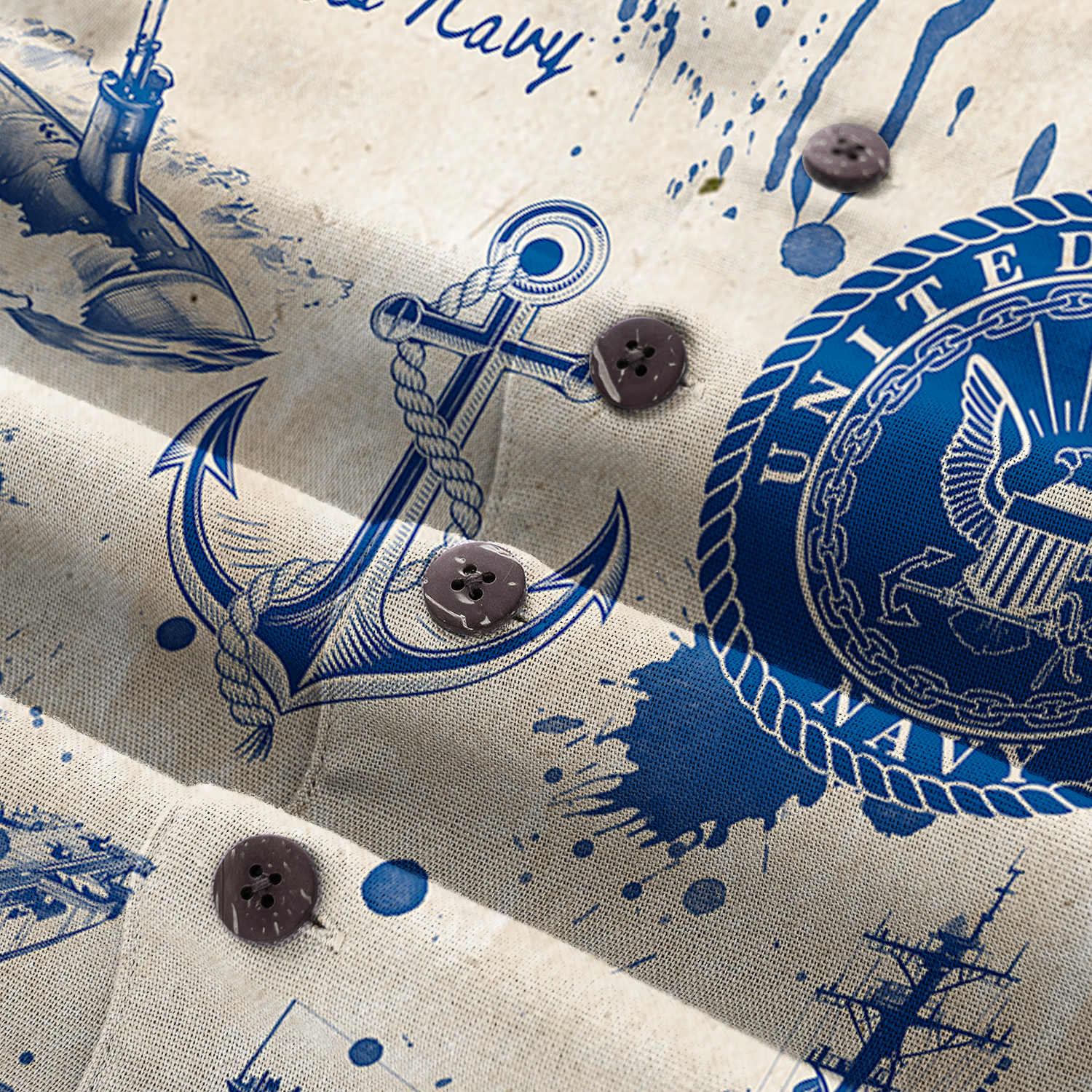 US Navy 250th Years Of Service Hawaiian Shirt