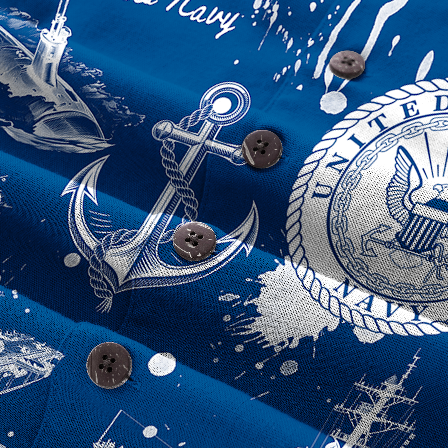 US Navy 250th Years Of Service Hawaiian Shirt