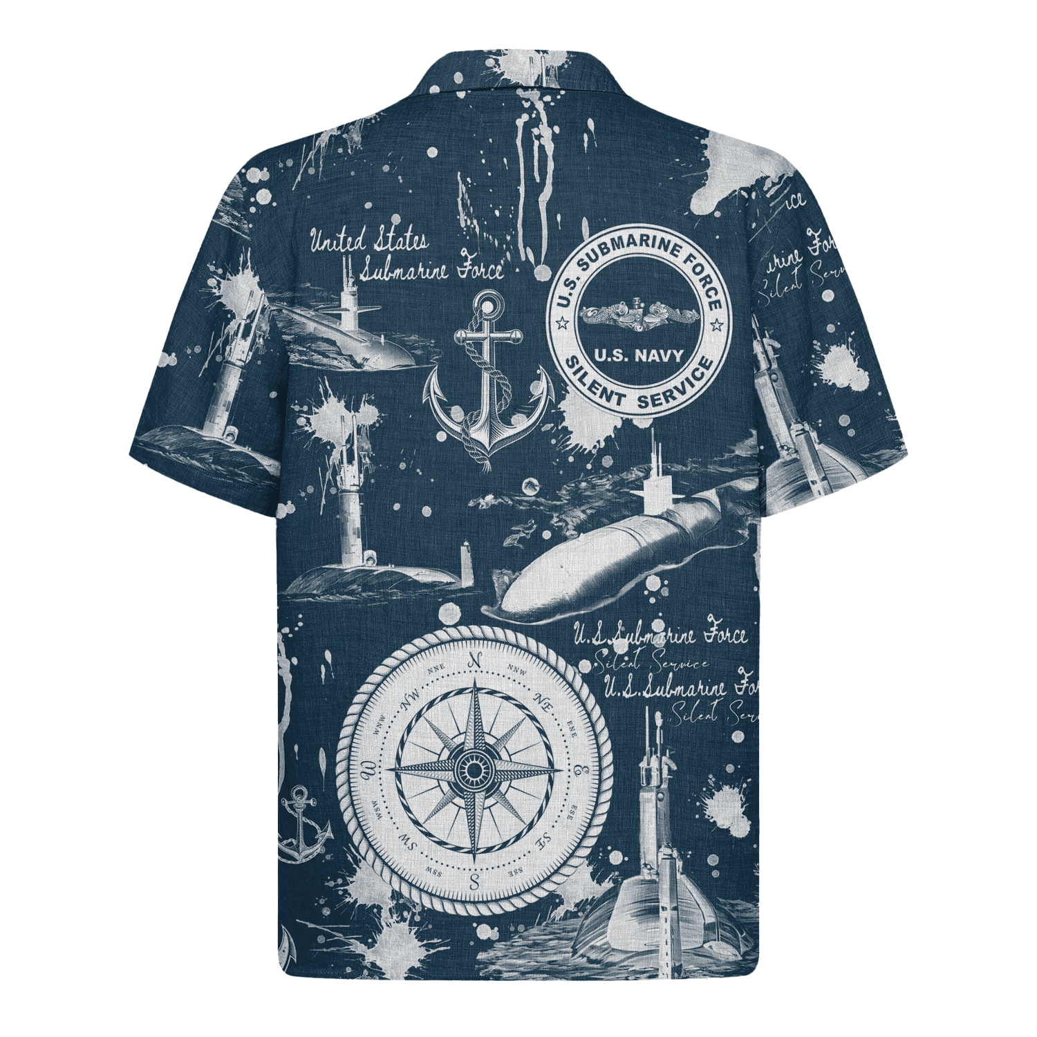 US Navy Submarine 250th Years of Service Hawaiian Shirt