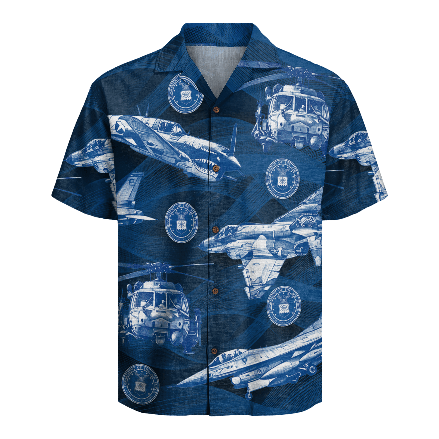 US Airforce 78th Years Of Service Hawaiian Shirt