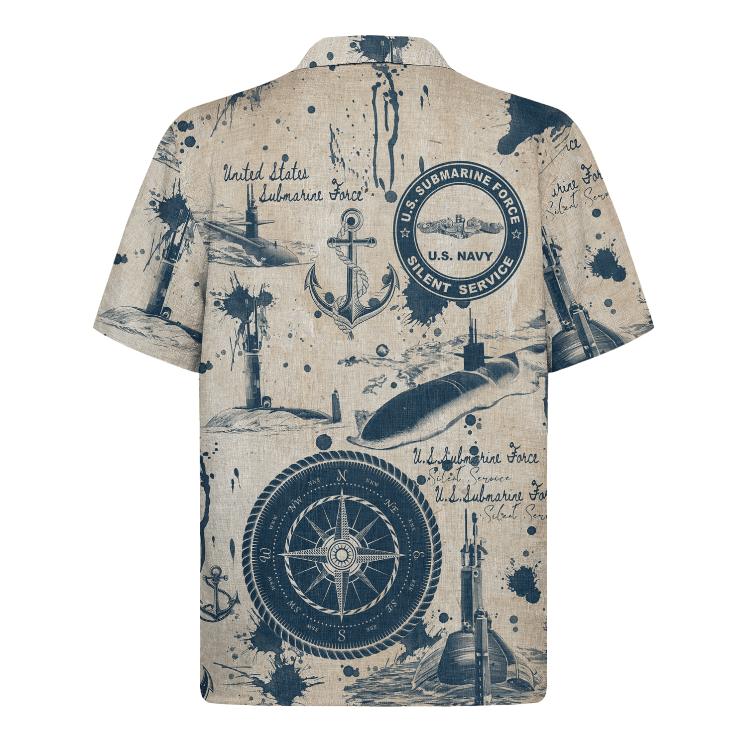 US Navy Submarine 250th Years of Service Hawaiian Shirt