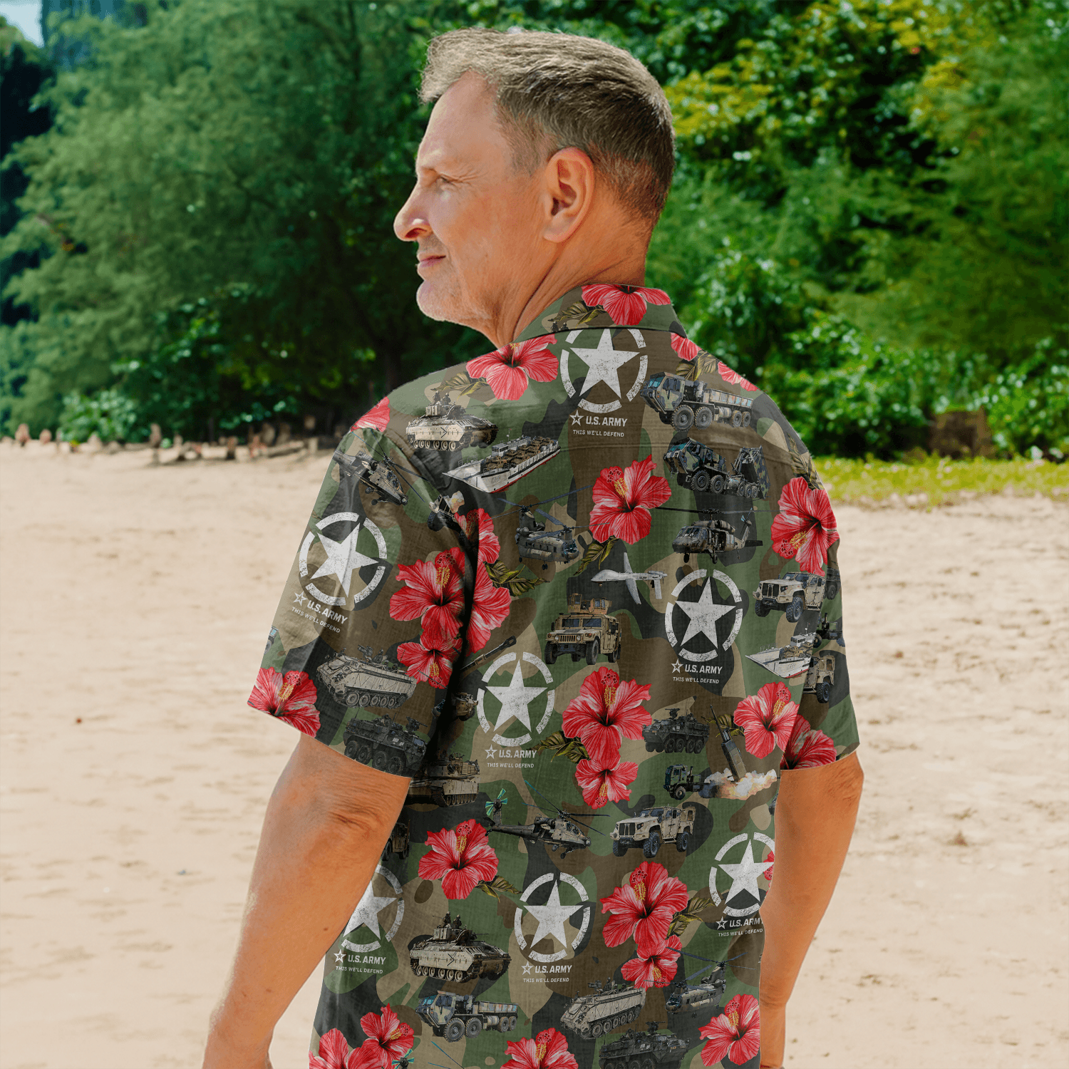 US Army Hawaiian Shirt