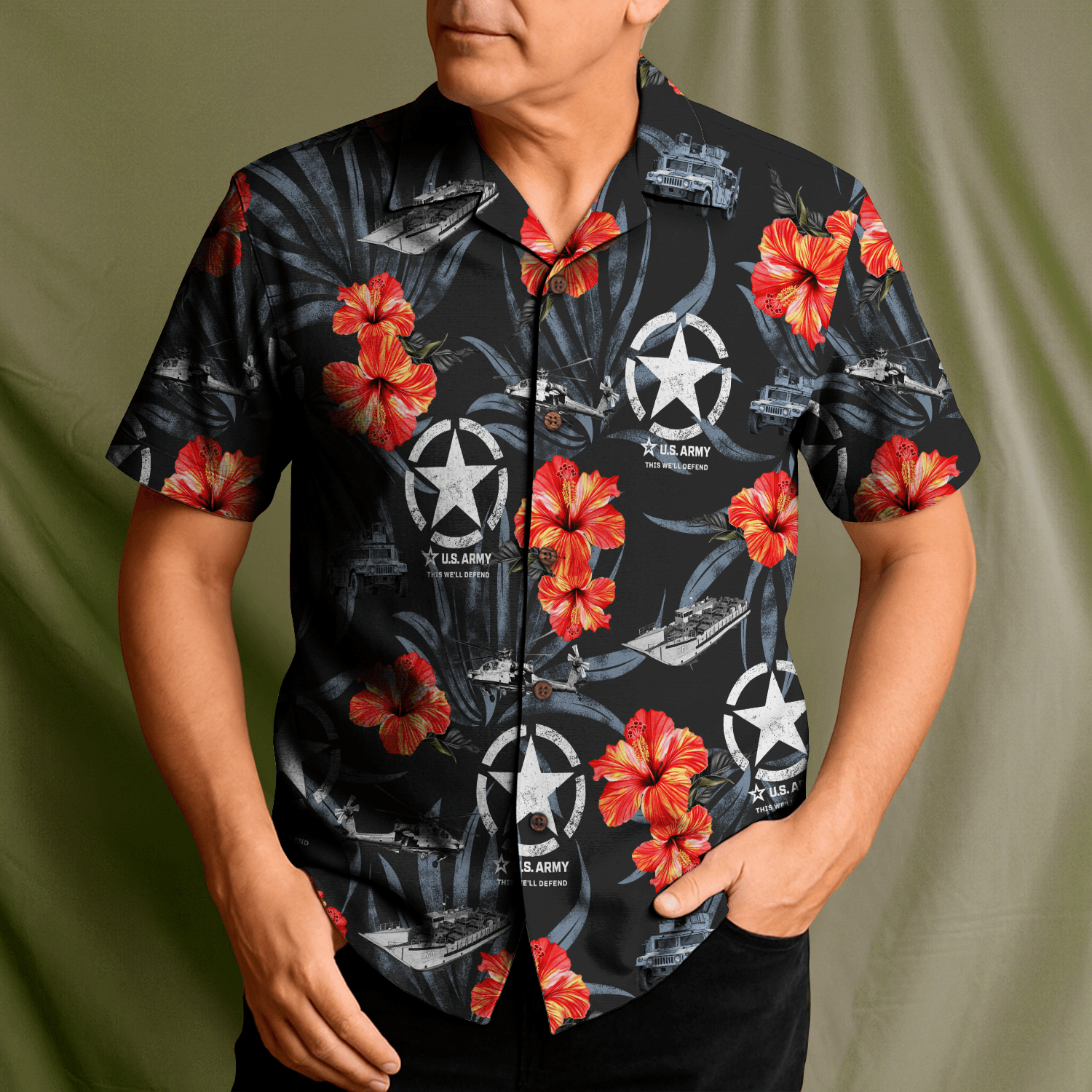 US Army Hawaiian Shirt