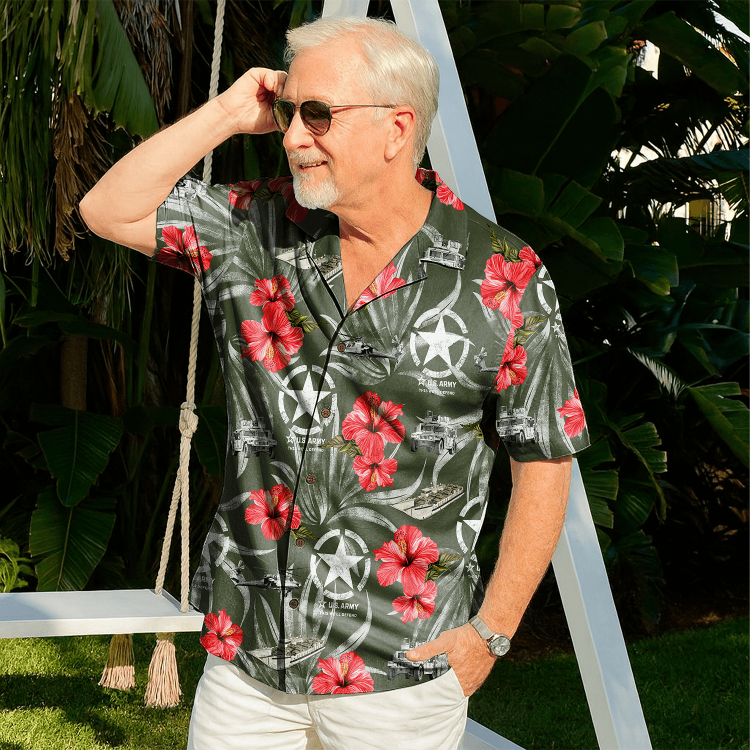 US Army Hawaiian Shirt