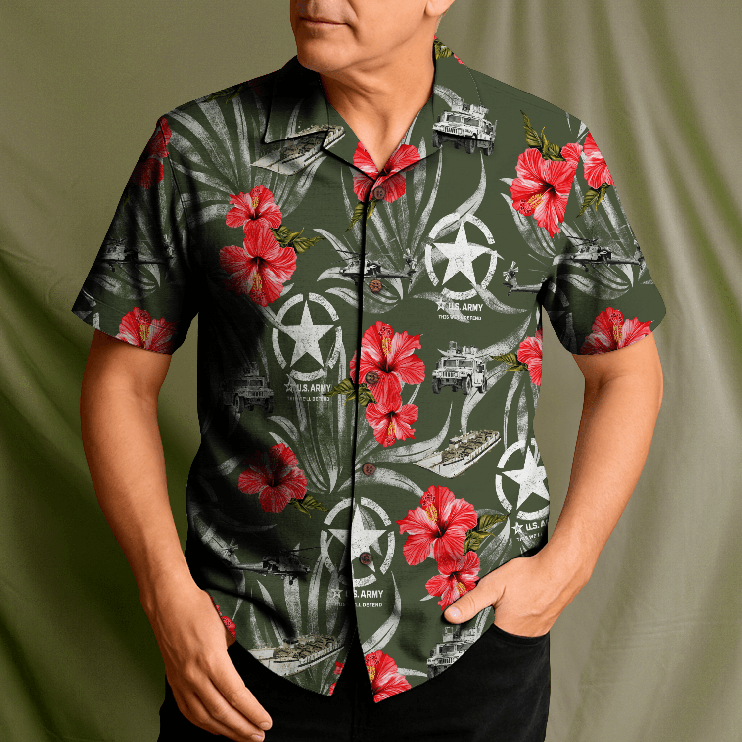 US Army Hawaiian Shirt