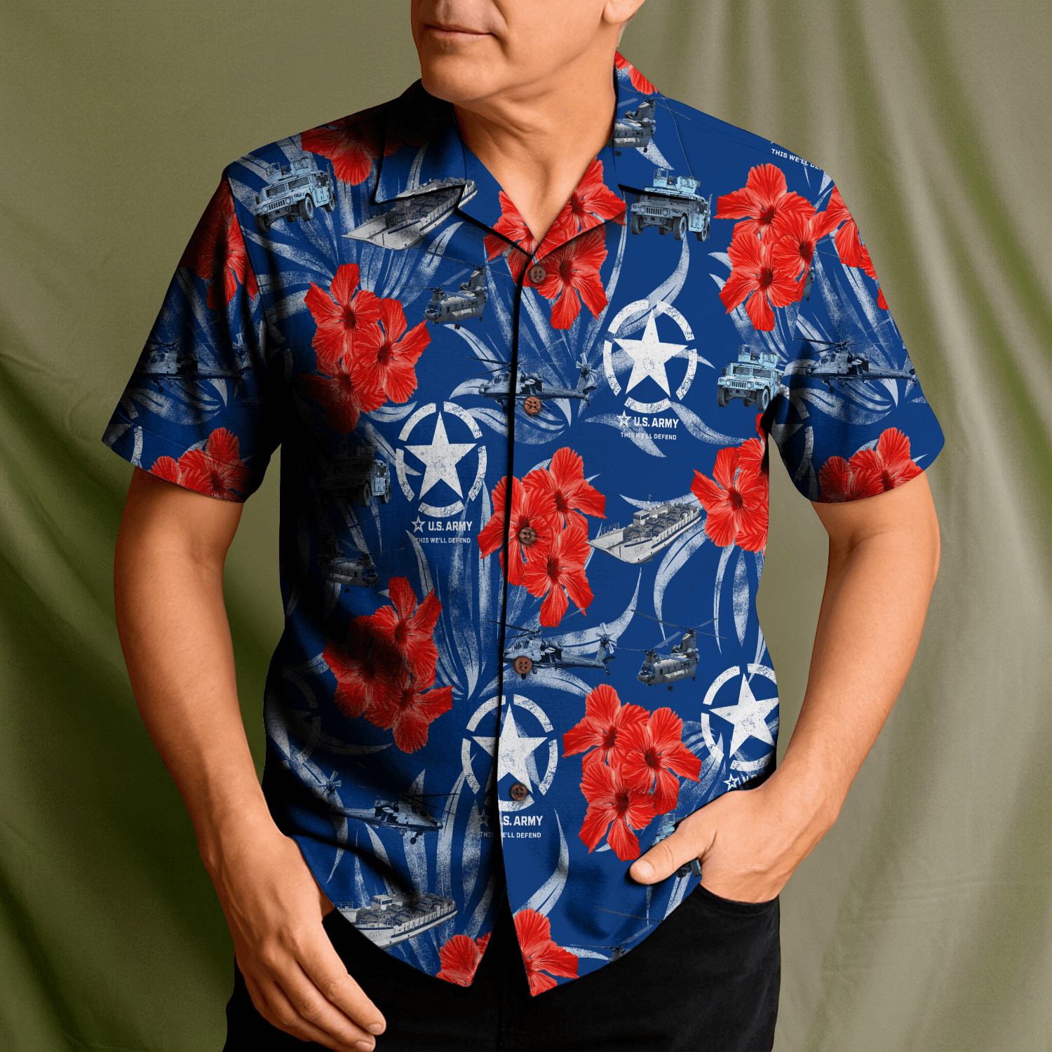 US Army Hawaiian Shirt