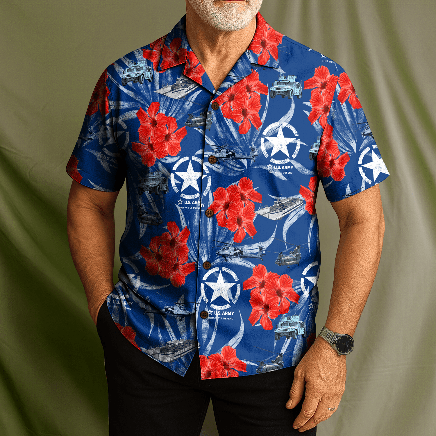 US Army Hawaiian Shirt