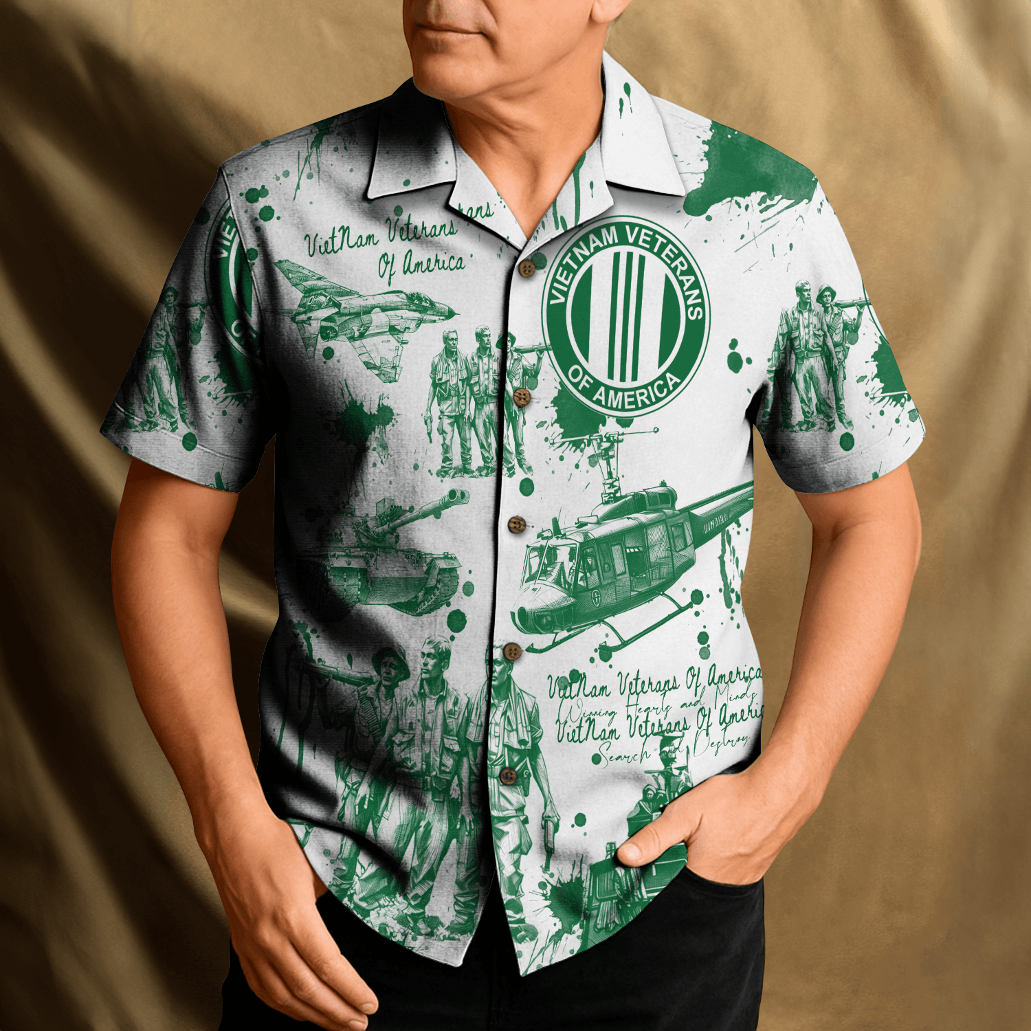 US VIETNAM VETERAN Hawaiian Shirt