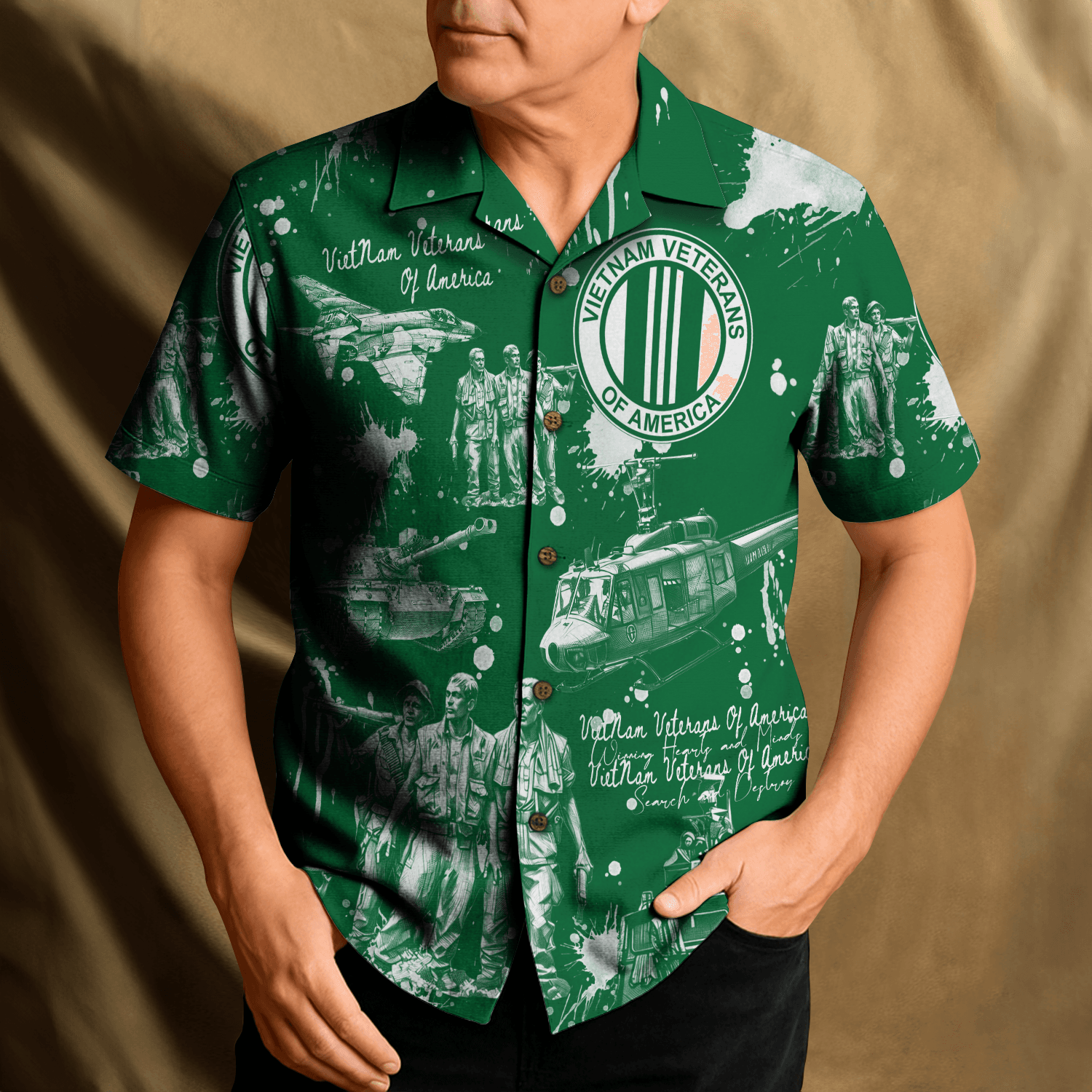US VIETNAM VETERAN Hawaiian Shirt