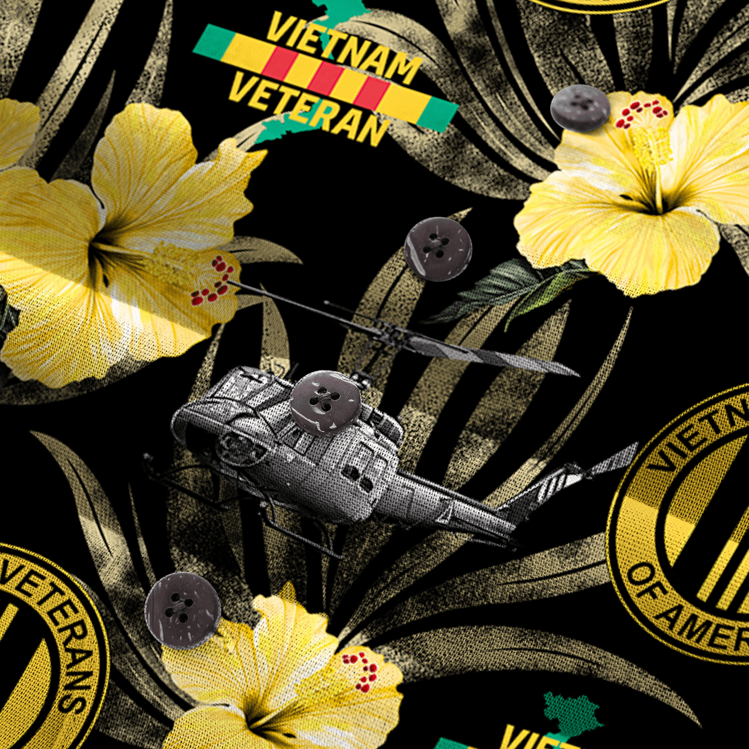 US VIETNAM VETERAN Hawaiian Shirt
