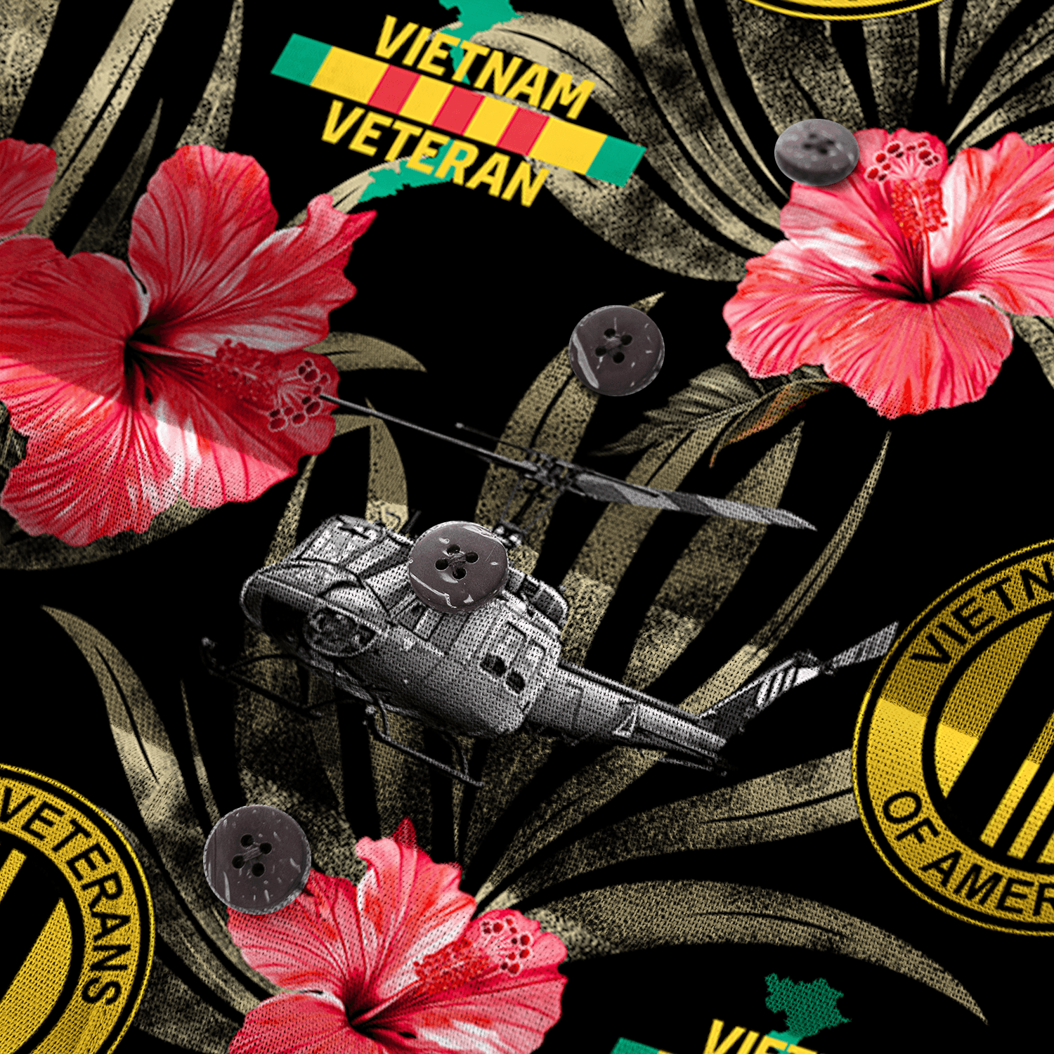 US VIETNAM VETERAN Hawaiian Shirt