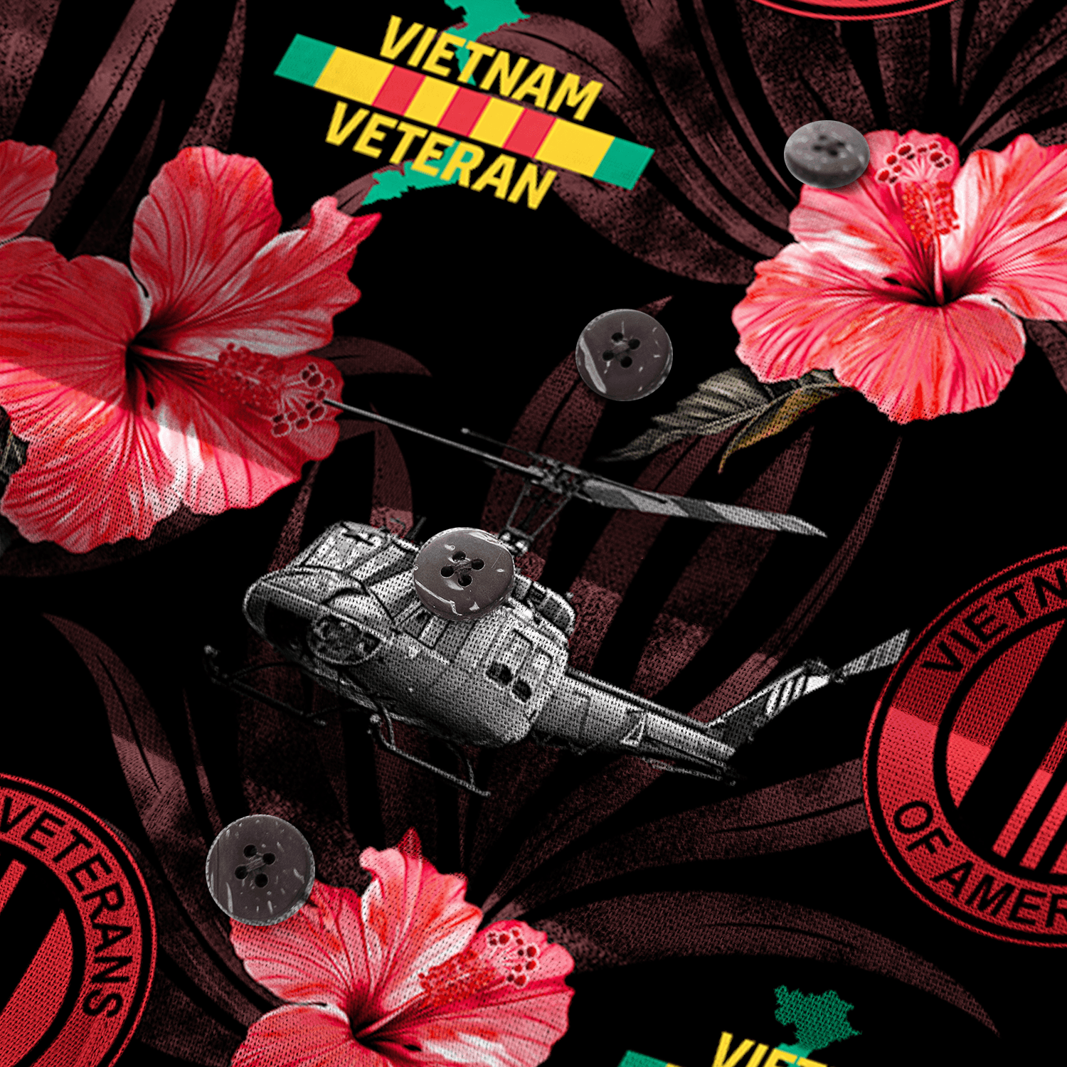 US VIETNAM VETERAN Hawaiian Shirt