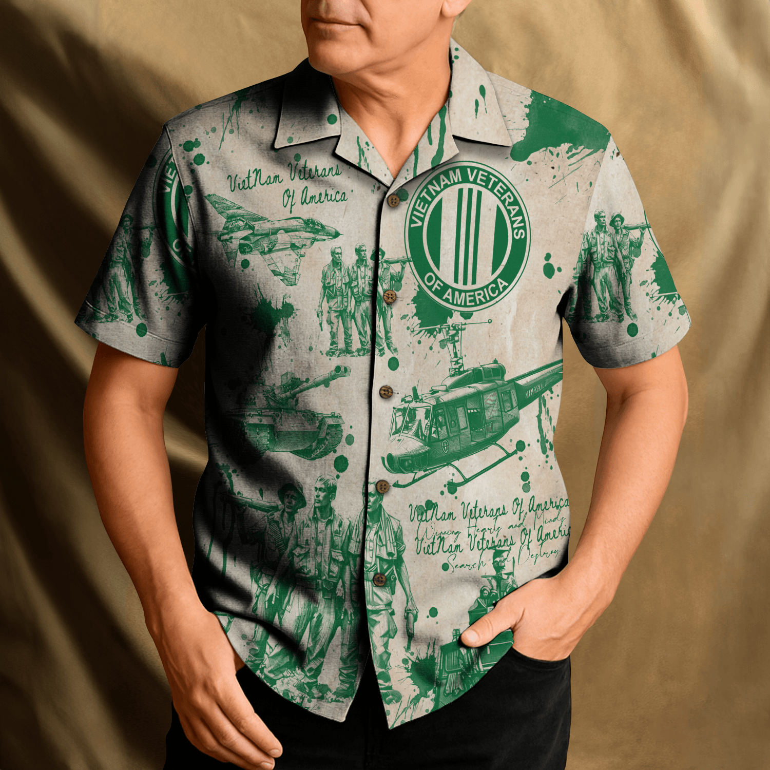 US VIETNAM VETERAN Hawaiian Shirt