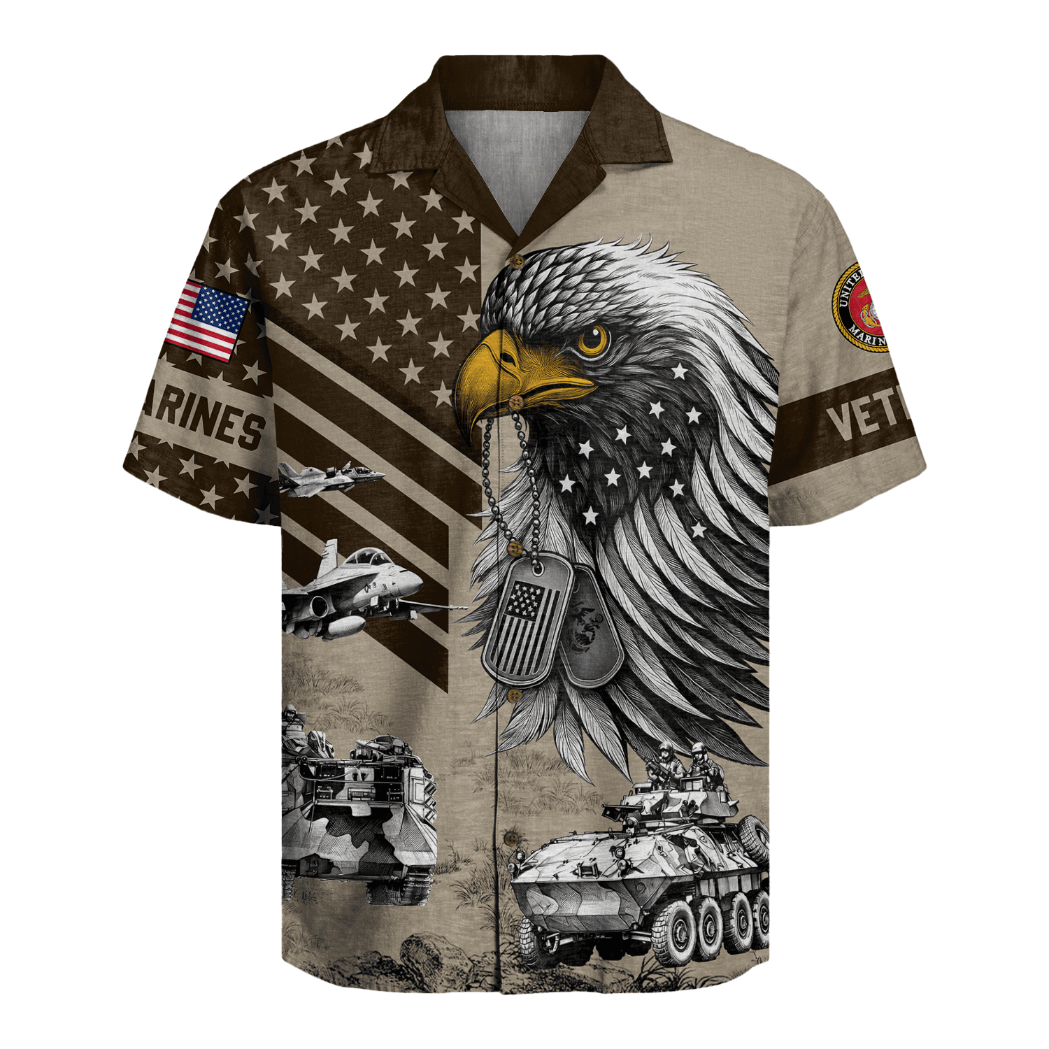 US MARINE 250th Years Of Service Hawaiian Shirt