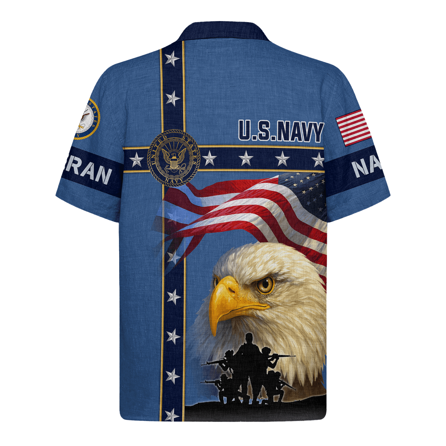 US Navy 250th Years Of Service Hawaiian Shirt