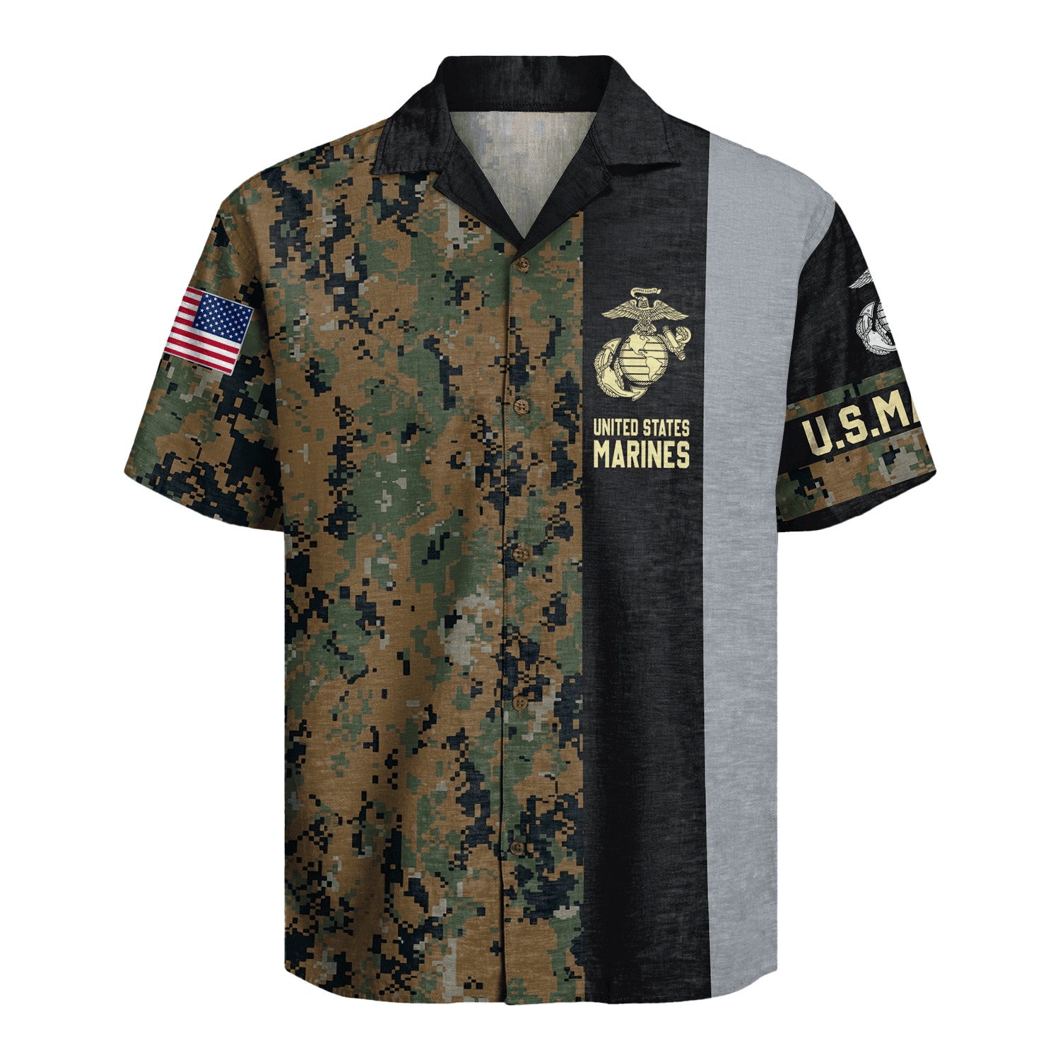 US MARINE 250th Years Of Service Hawaiian Shirt