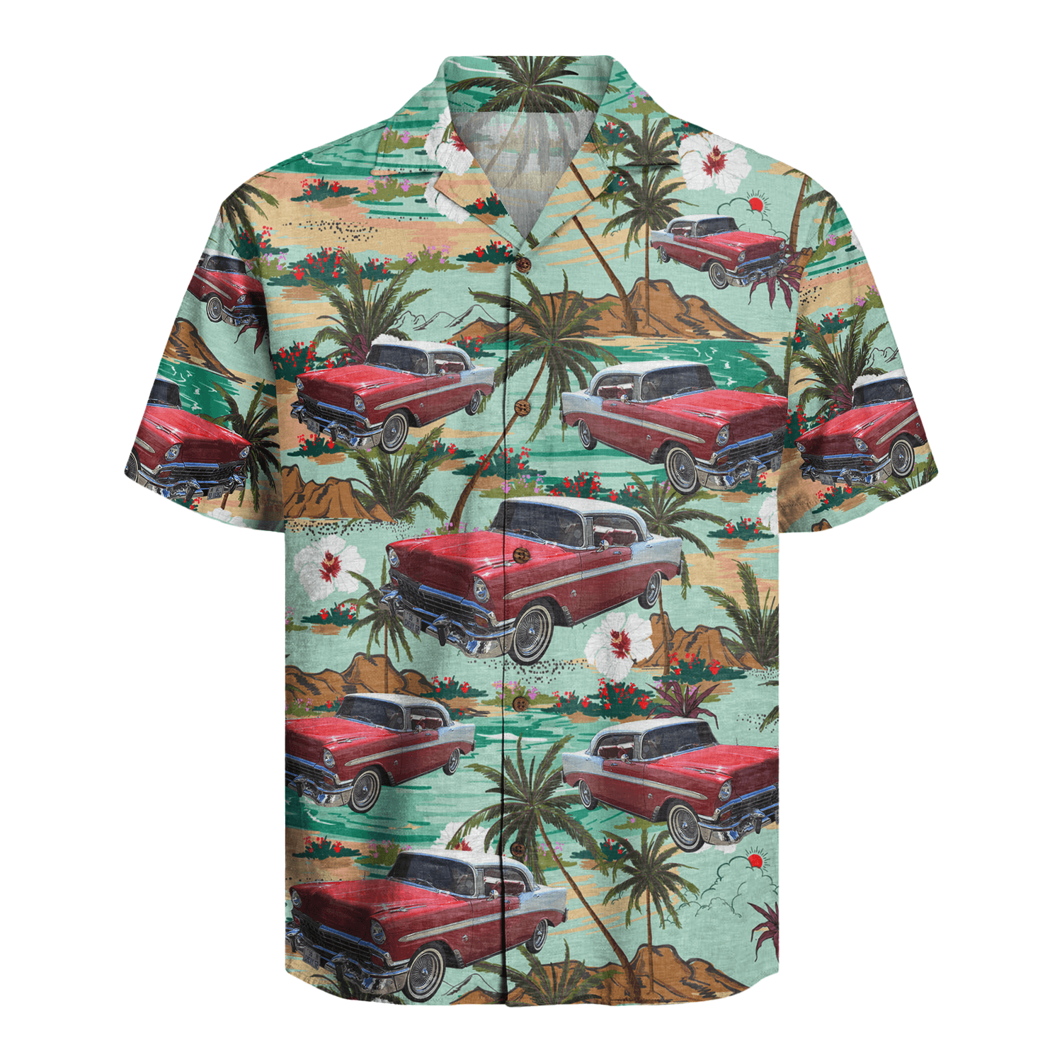 Personalized Hawaiian Shirt With Cars – Mint Island