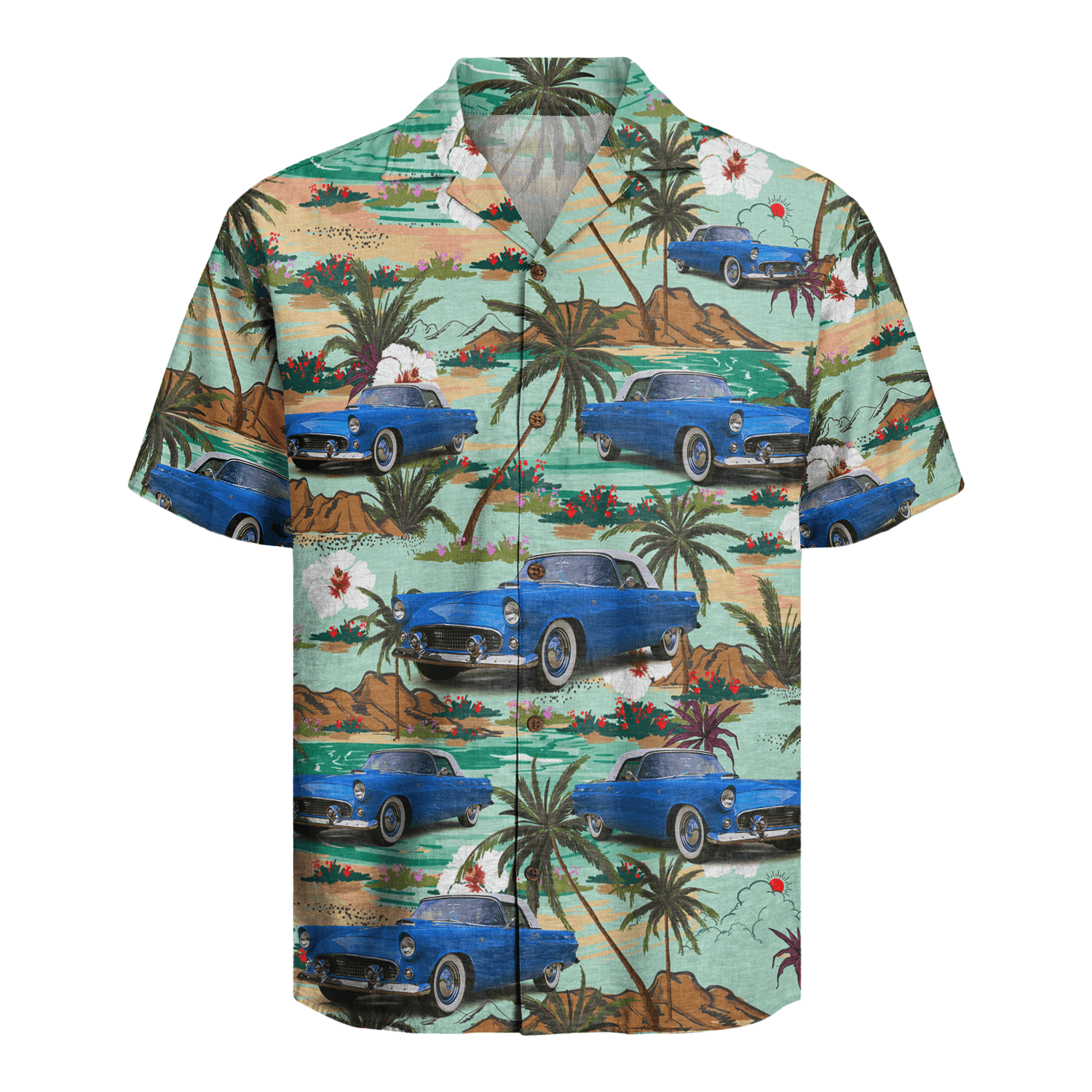 Personalized Hawaiian Shirt With Cars – Mint Island