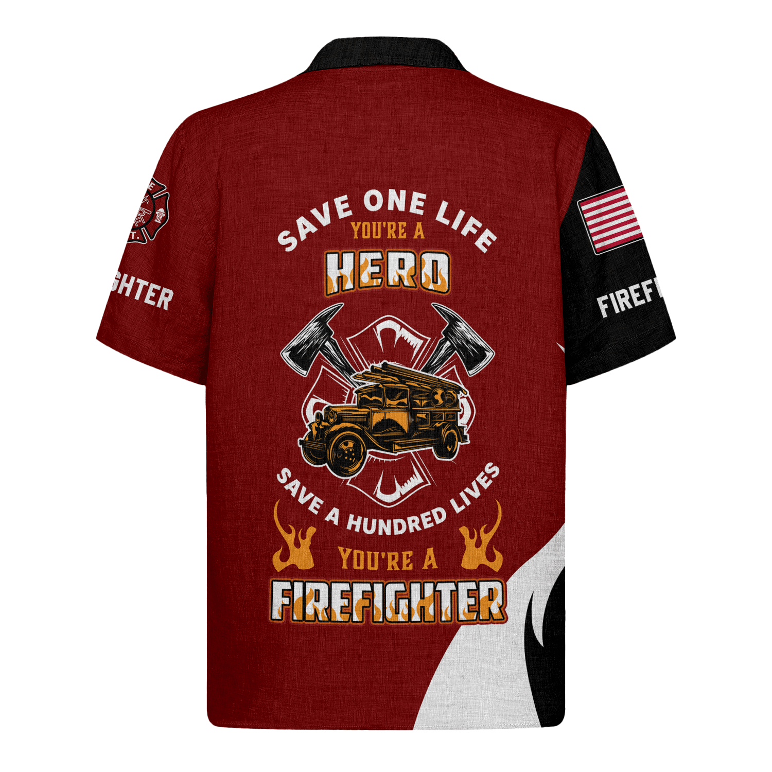 FIREFIGHTER Hawaiian Shirt