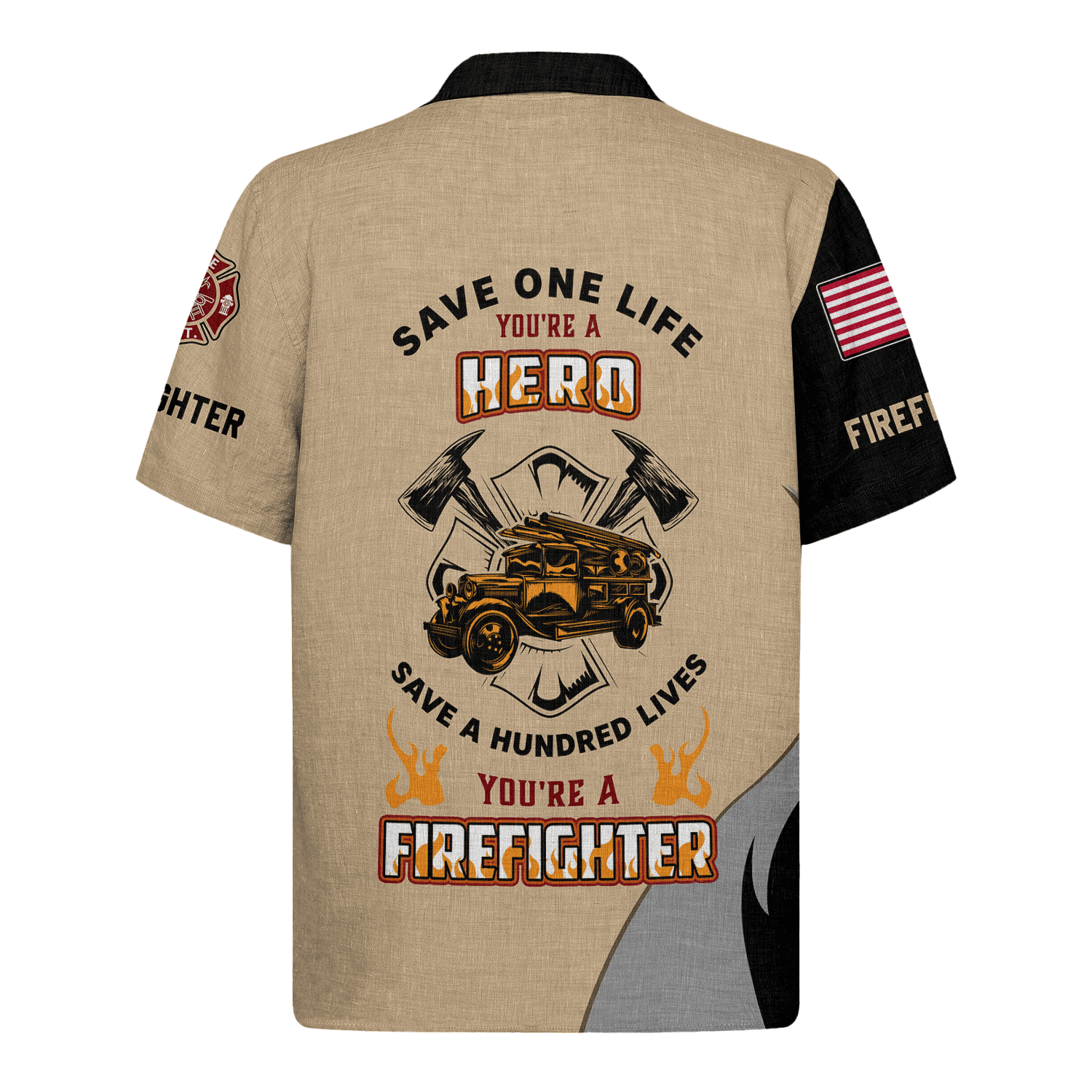 FIREFIGHTER Hawaiian Shirt