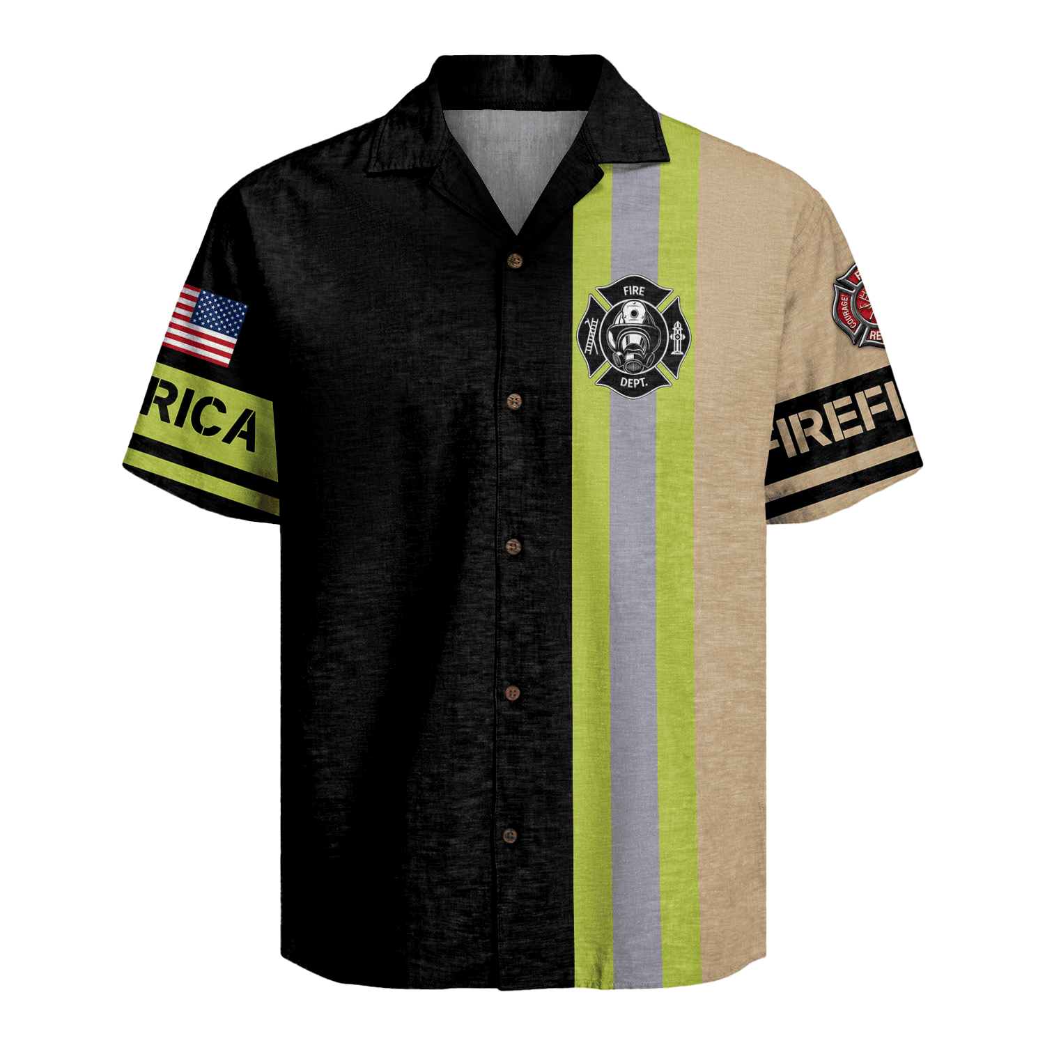 FIREFIGHTER Hawaiian Shirt