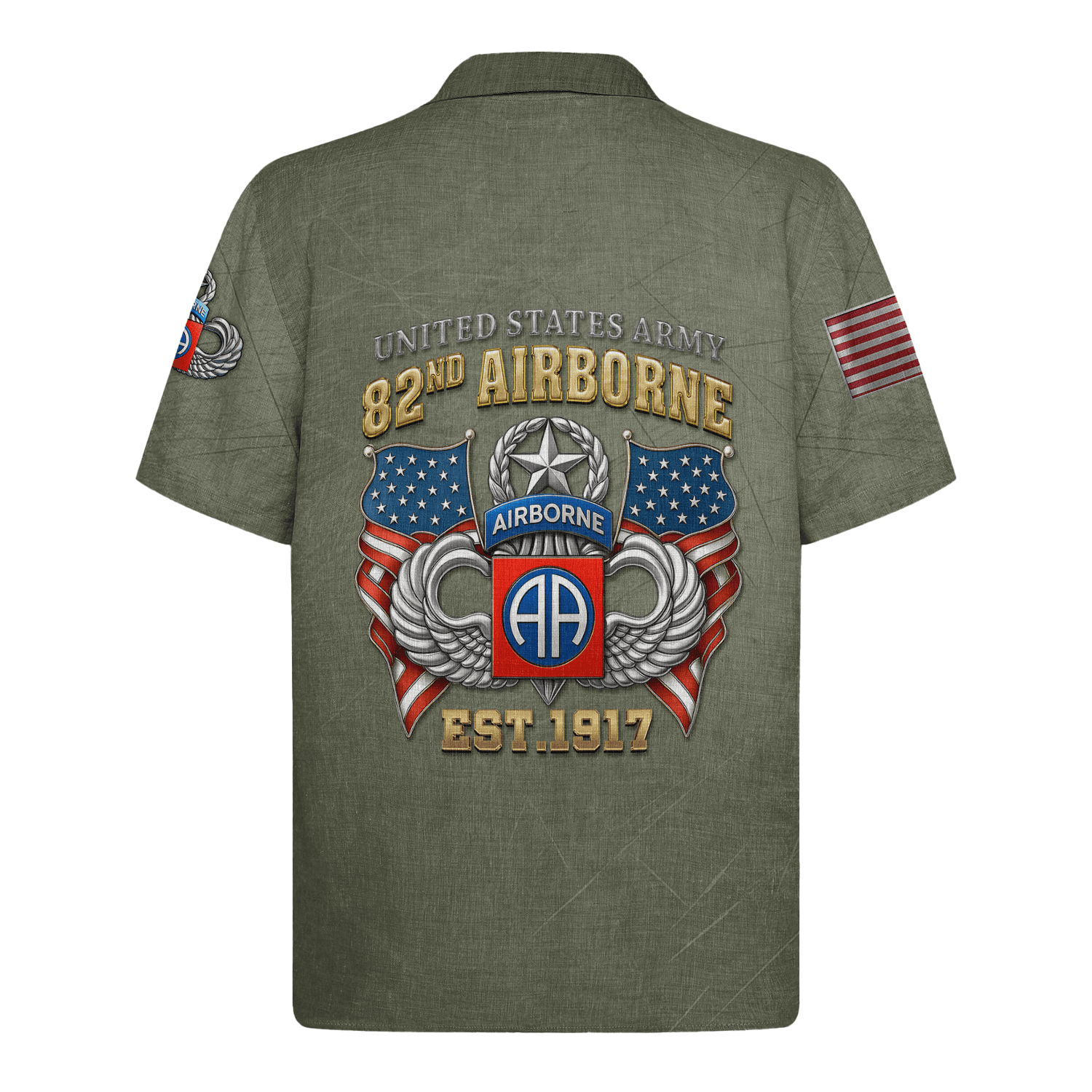 US Army AirBorne Hawaiian Shirt