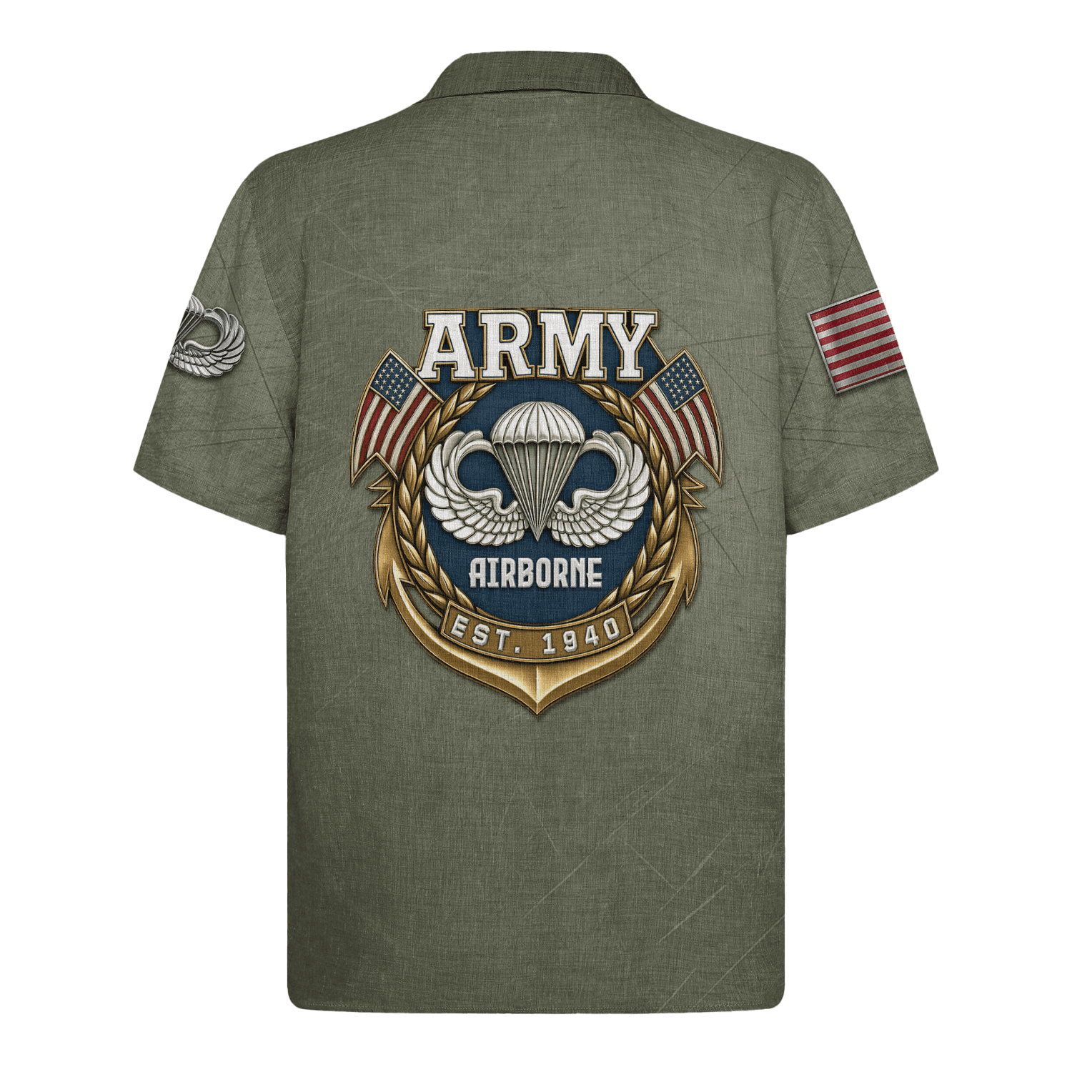 US Army AirBorne Hawaiian Shirt