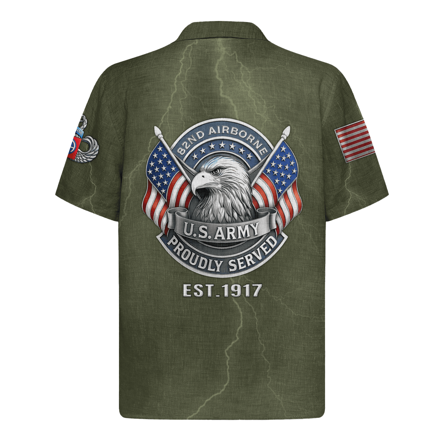 US Army AirBorne Hawaiian Shirt