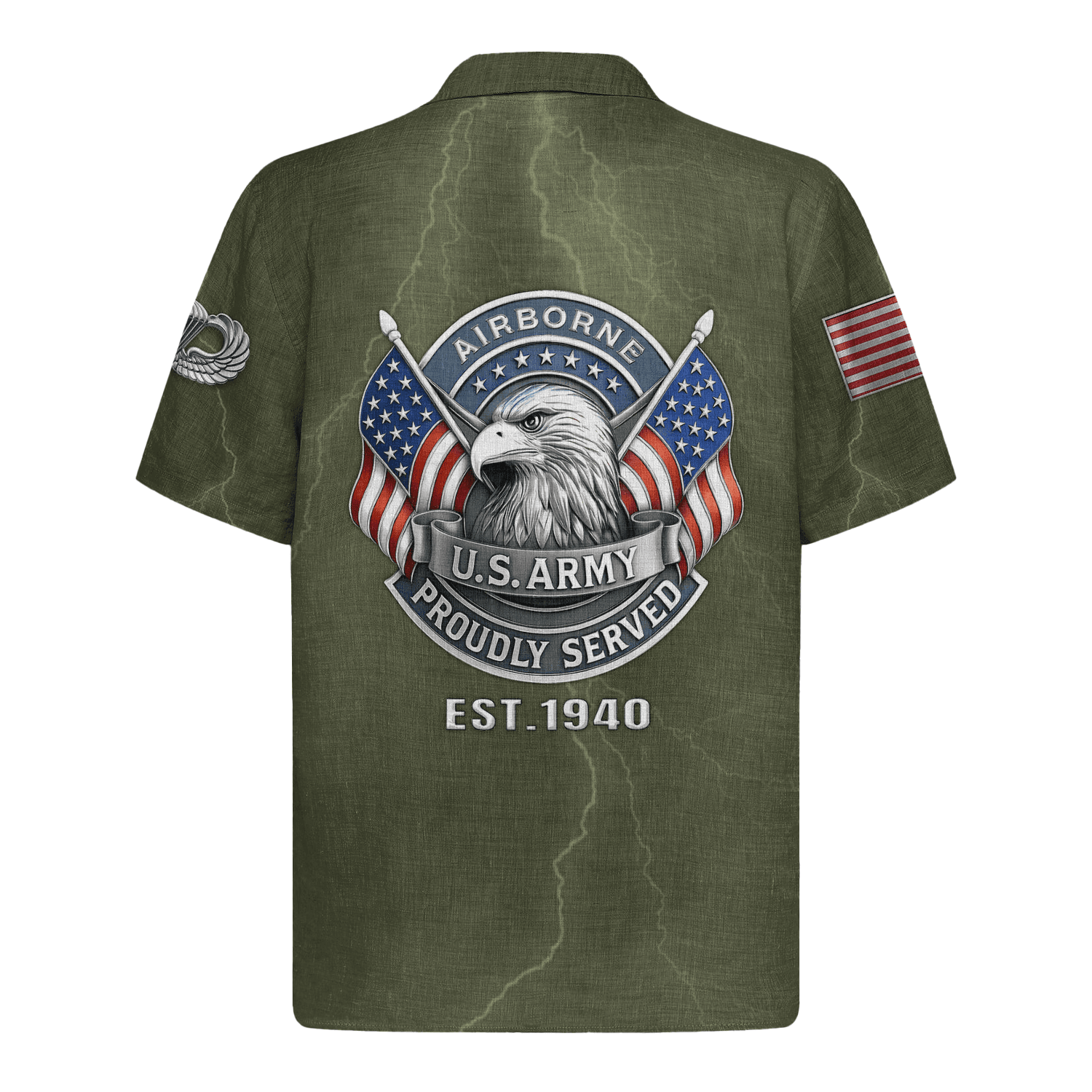 US Army AirBorne Hawaiian Shirt