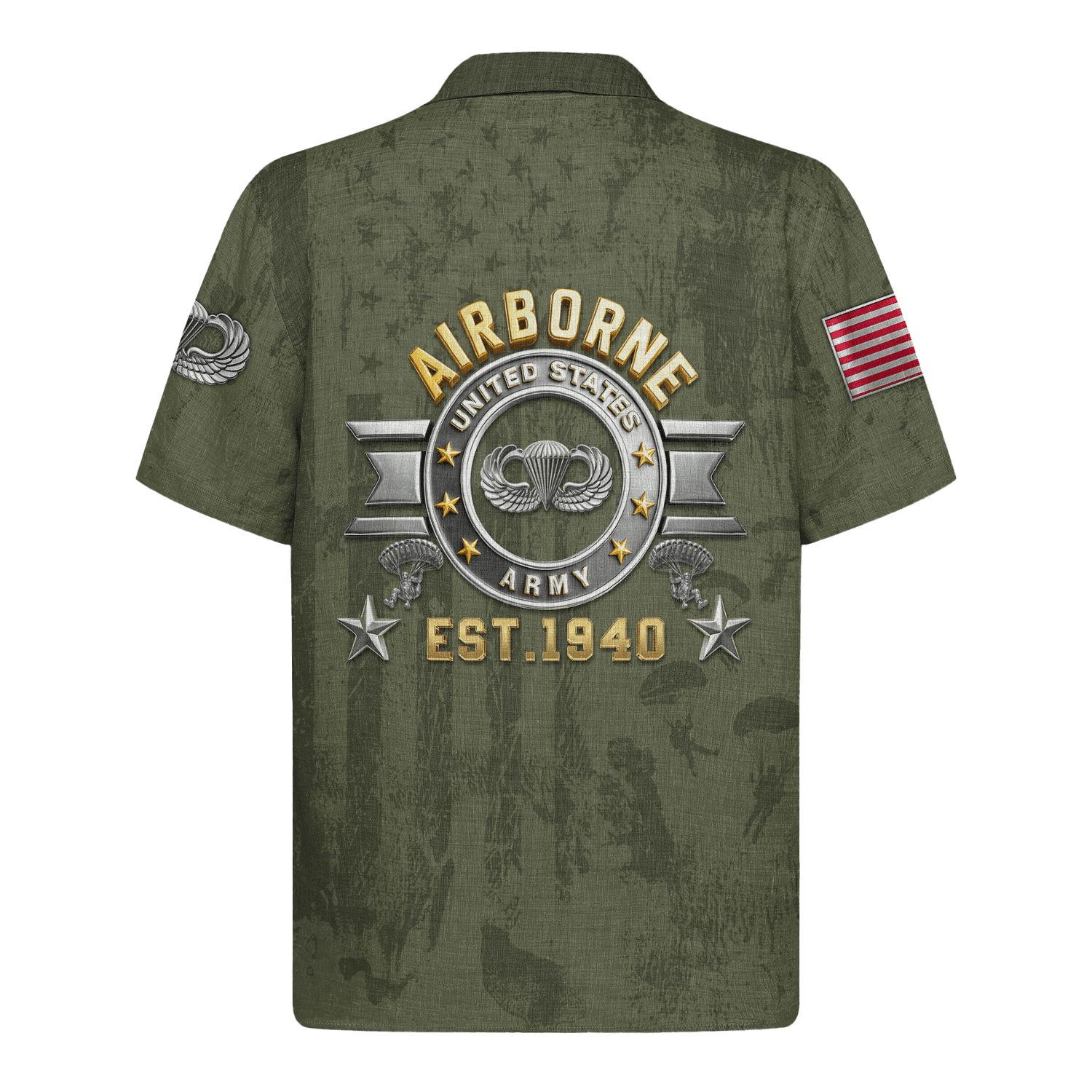 US Army AirBorne Hawaiian Shirt