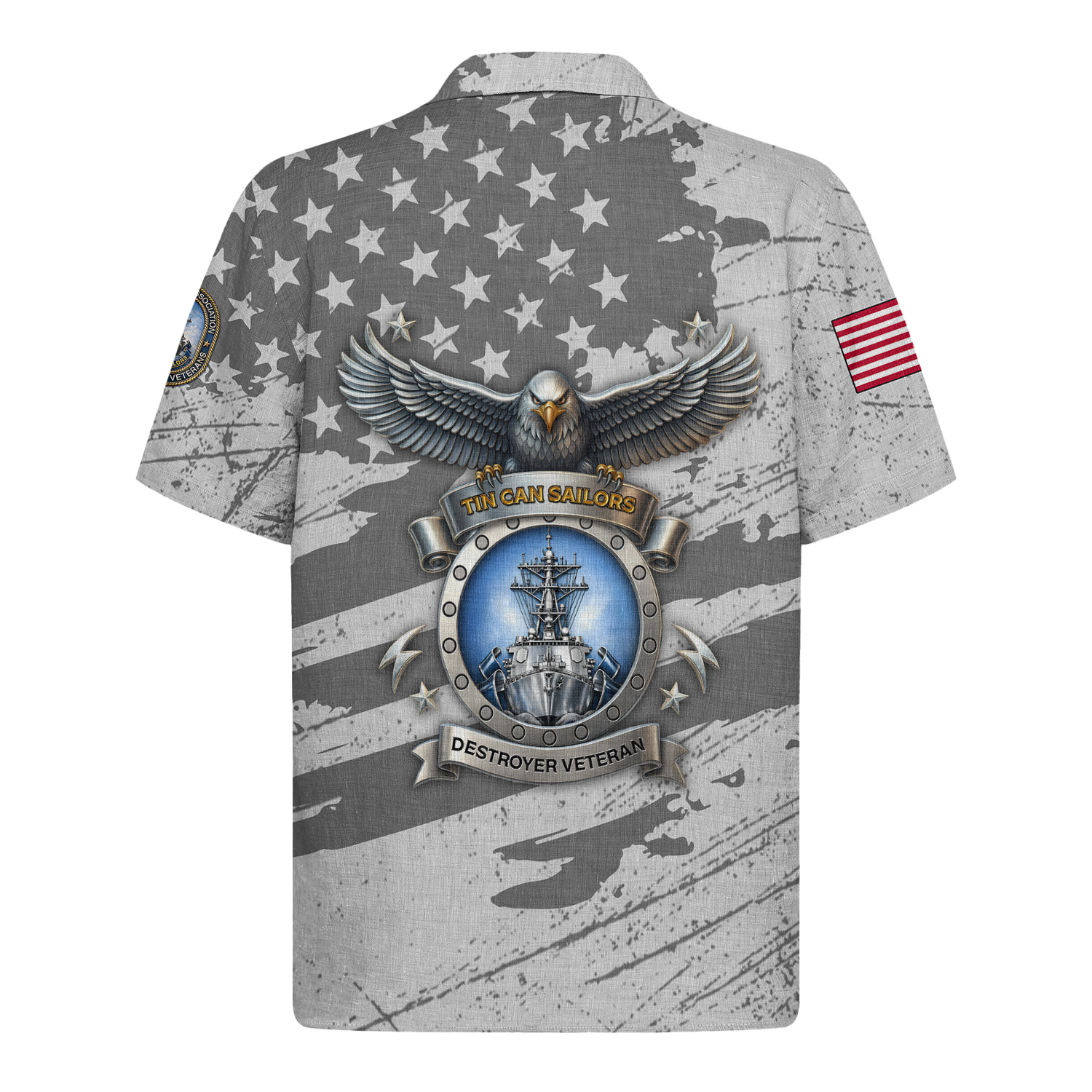 US Navy Tin Can Sailors Hawaiian Shirt
