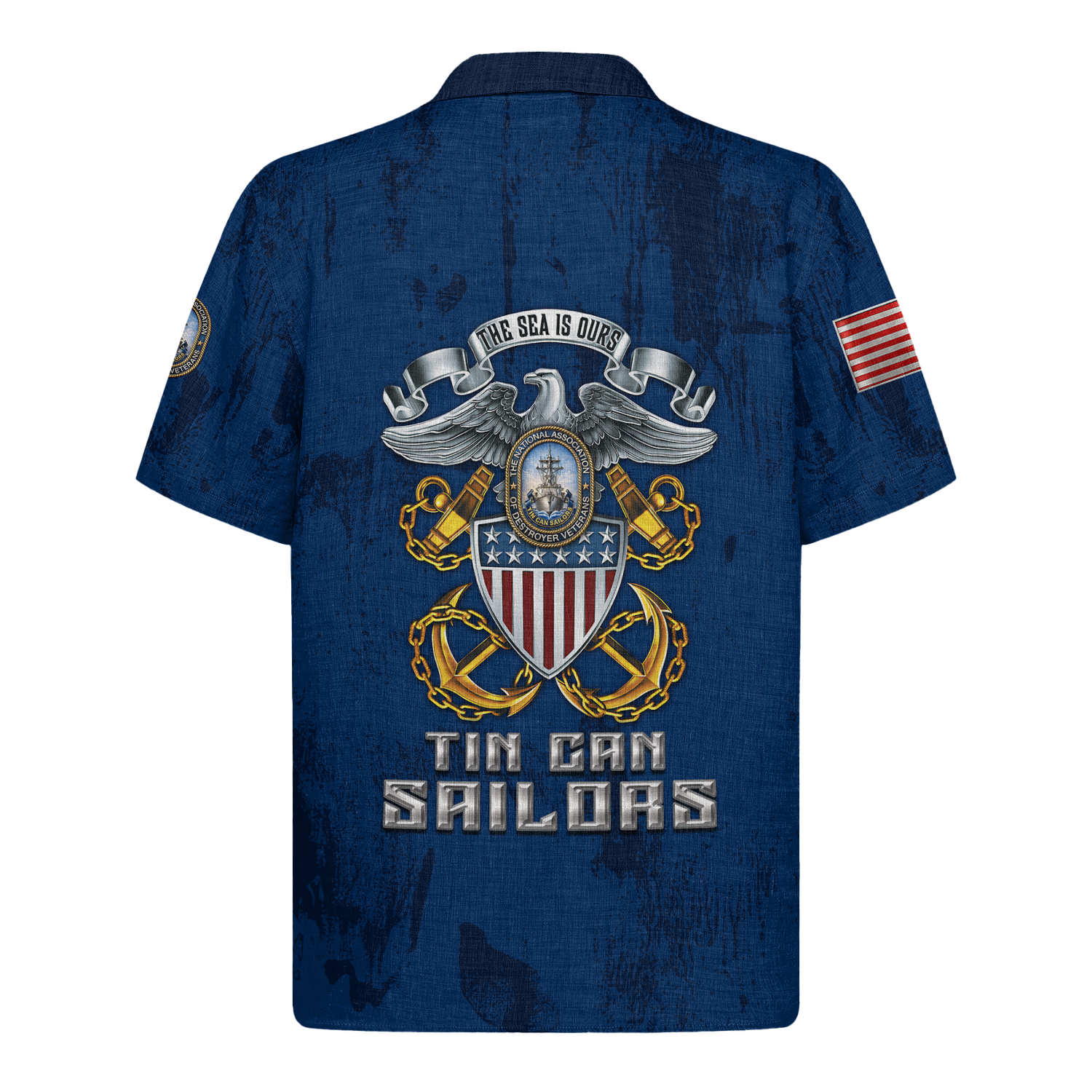 US Navy Tin Can Sailors Hawaiian Shirt