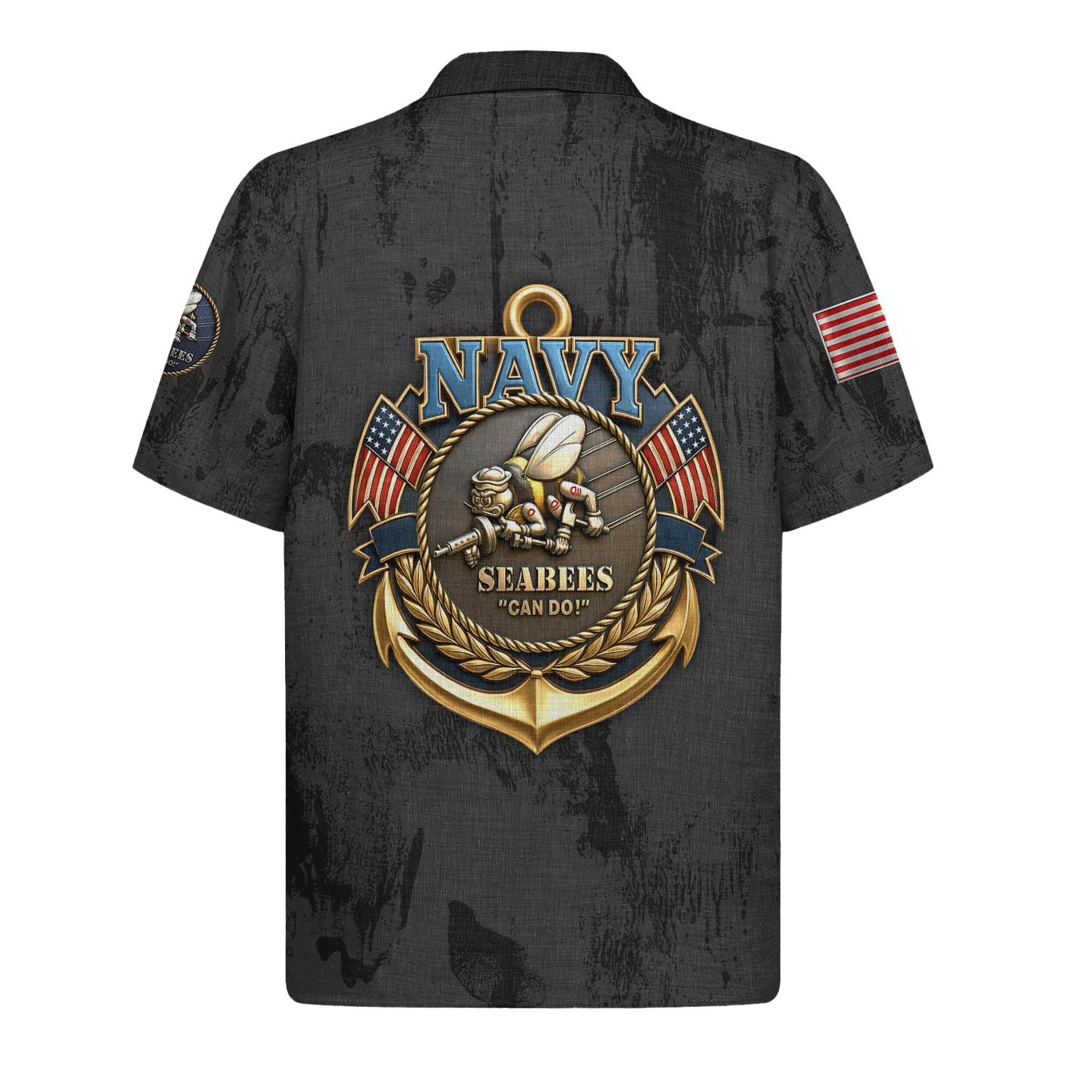 US Navy Seabees 250th Years Of Service Hawaiian Shirt