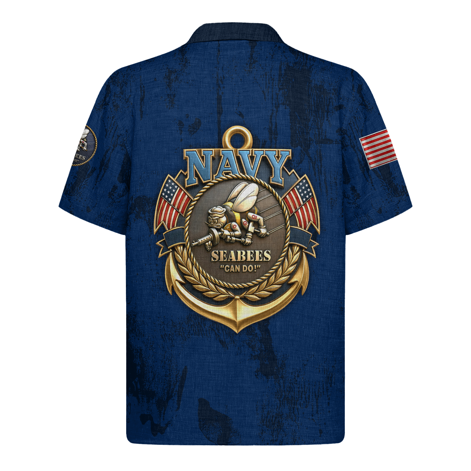 US Navy Seabees 250th Years Of Service Hawaiian Shirt