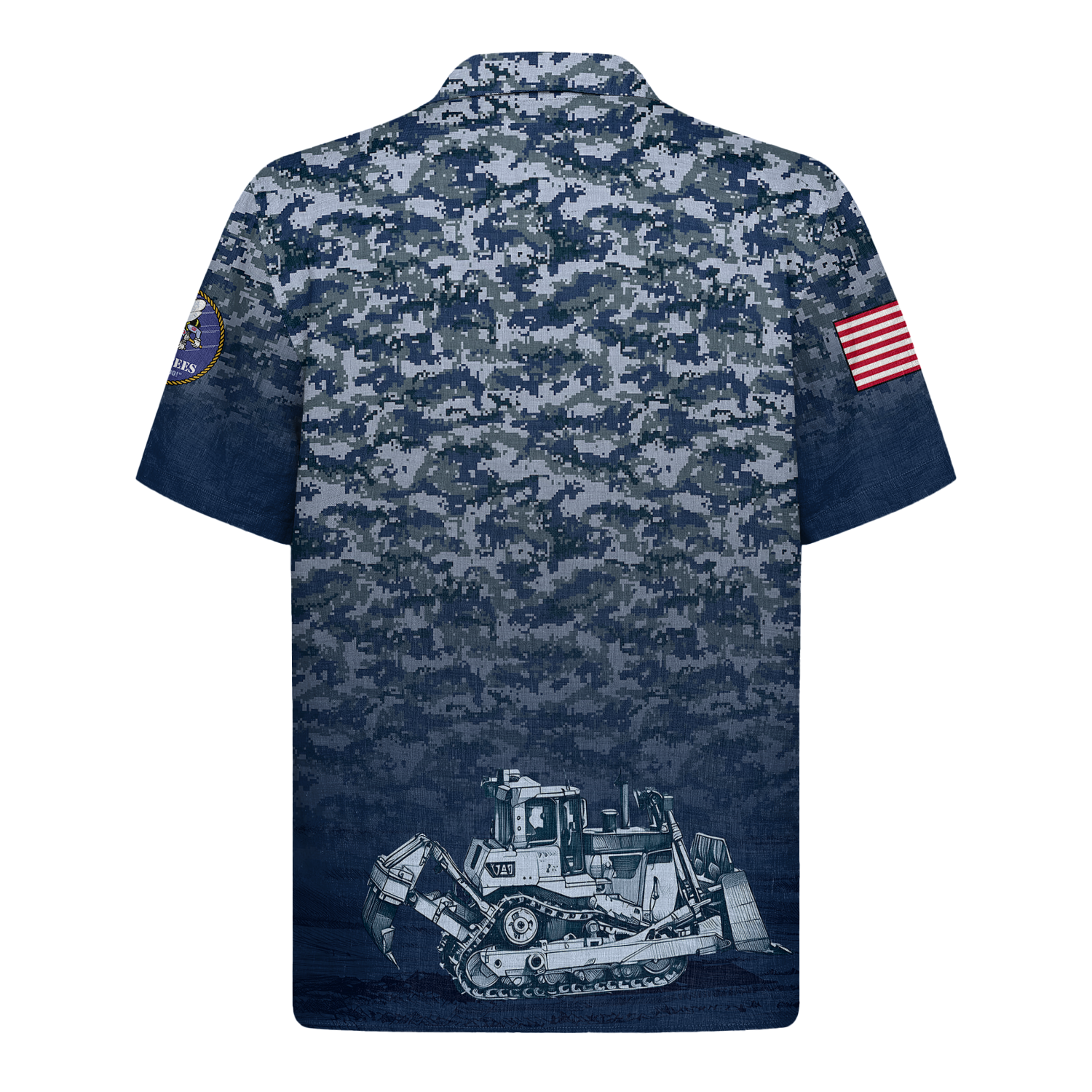 US Navy Seabees 250th Years Of Service Hawaiian Shirt