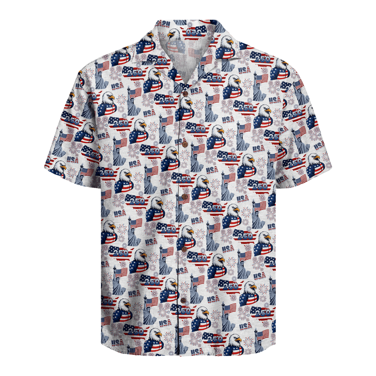 America 250 Years Of Freedom Hawaiian Shirt
