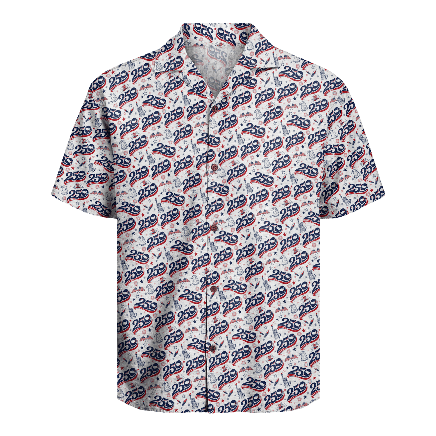 America 250 Years Of Freedom Hawaiian Shirt