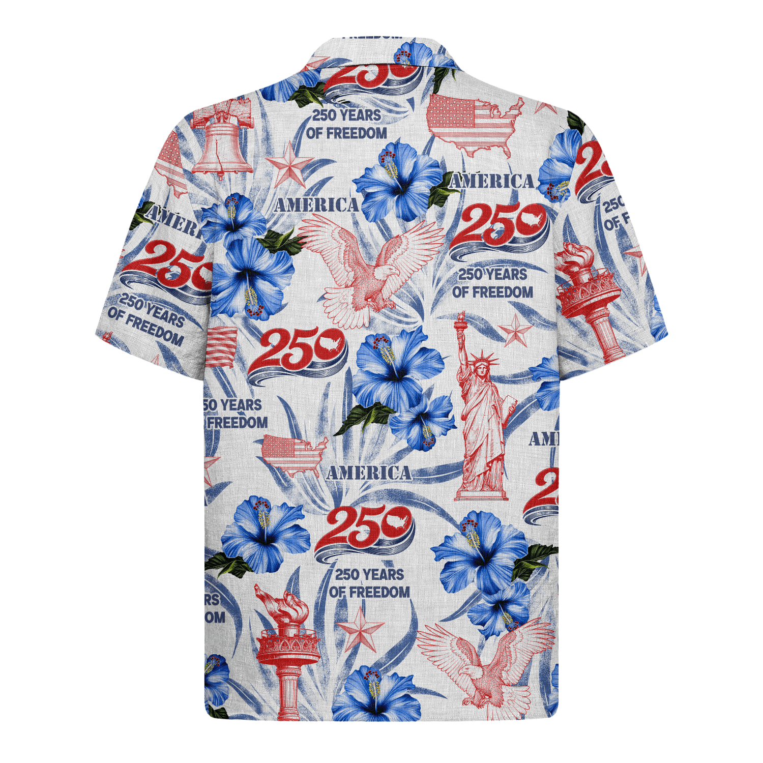 America 250 Years Of Freedom Hawaiian Shirt