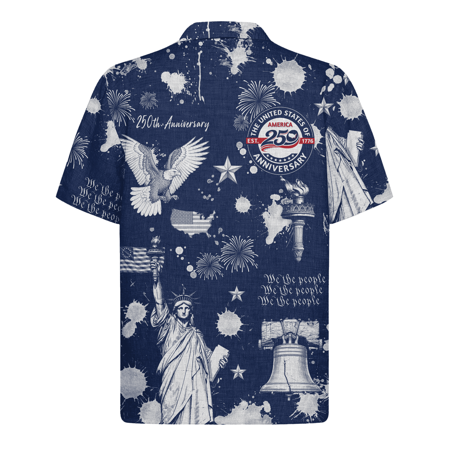 America 250 Years Of Freedom Hawaiian Shirt