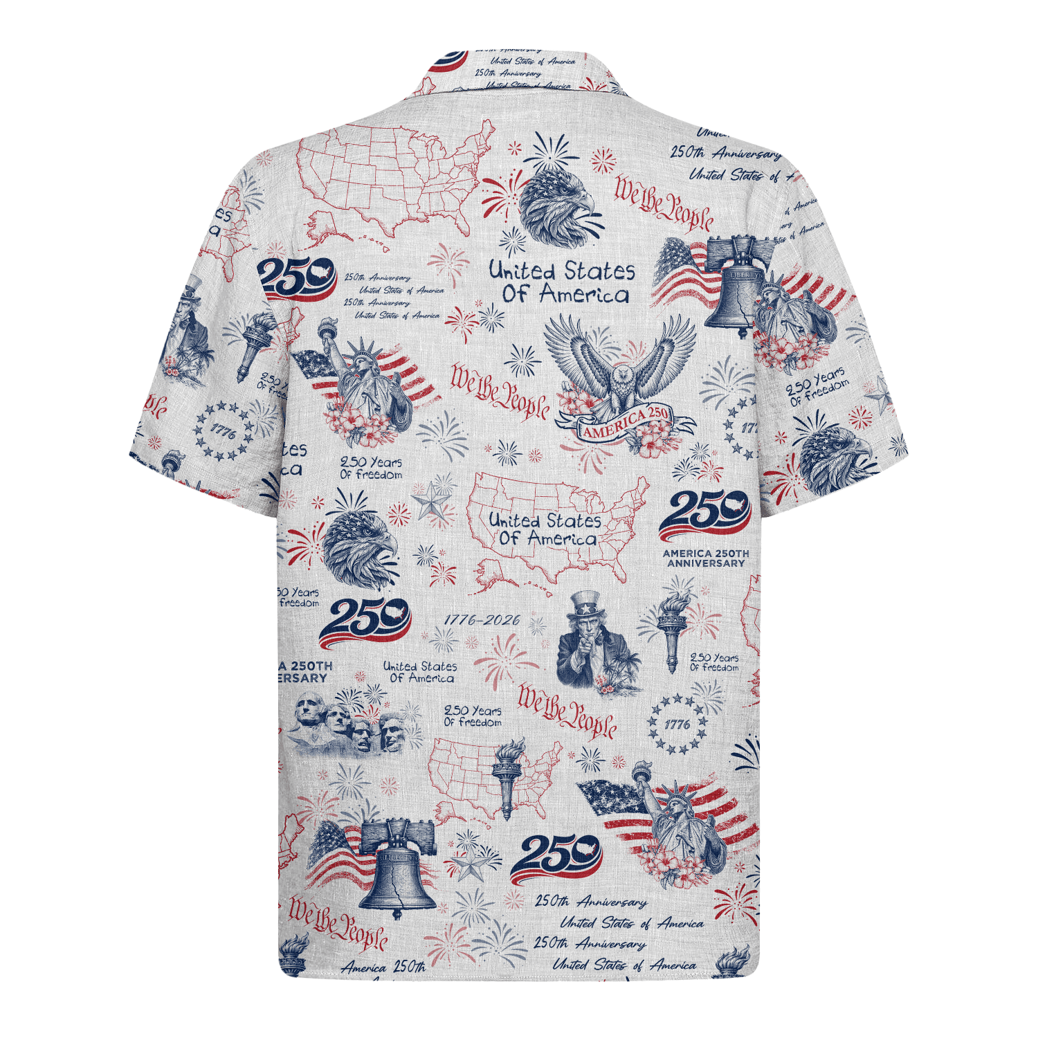 America 250 Years Of Freedom Hawaiian Shirt